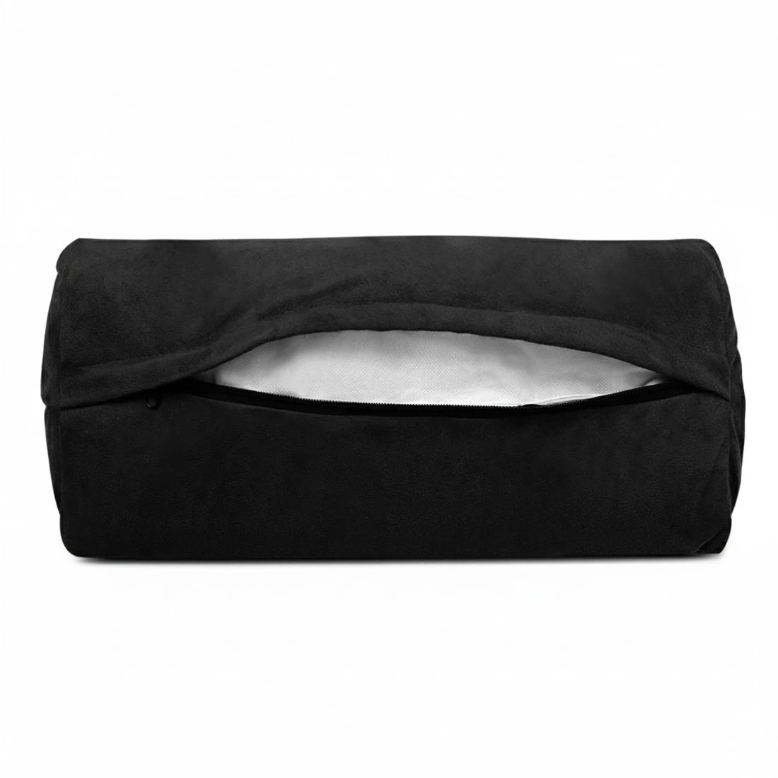 7 Artiss Lounge Sofa Bed 2-seater Charcoal Suede - Black, 7 of 7