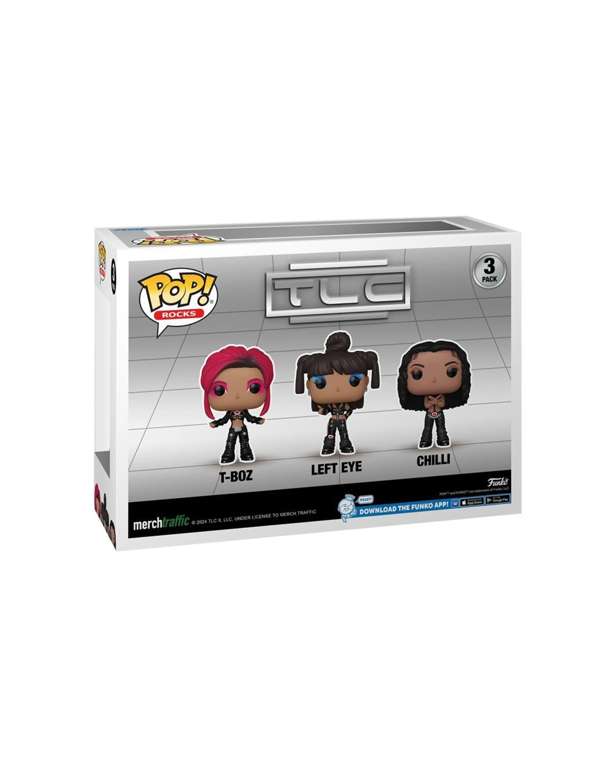 3 Funko 3Pc Funko TLC Scrubs Pop Rocks T-Boz Left Eye Chilli Vinyl Toy Set
 - multi, 3 of 3