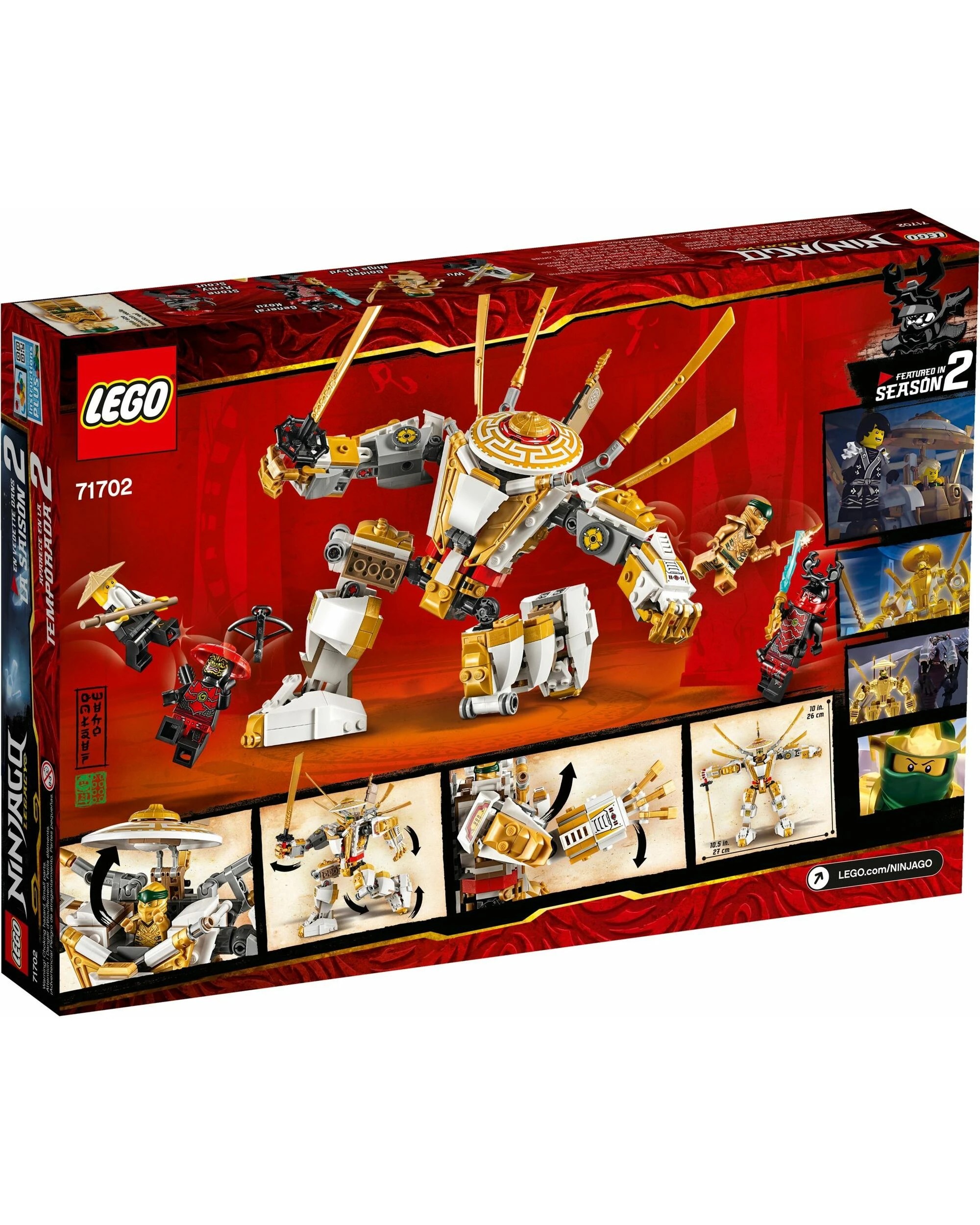4 LEGO 71702 Golden Mech: Ninja Action Figure Playset, 4 of 5