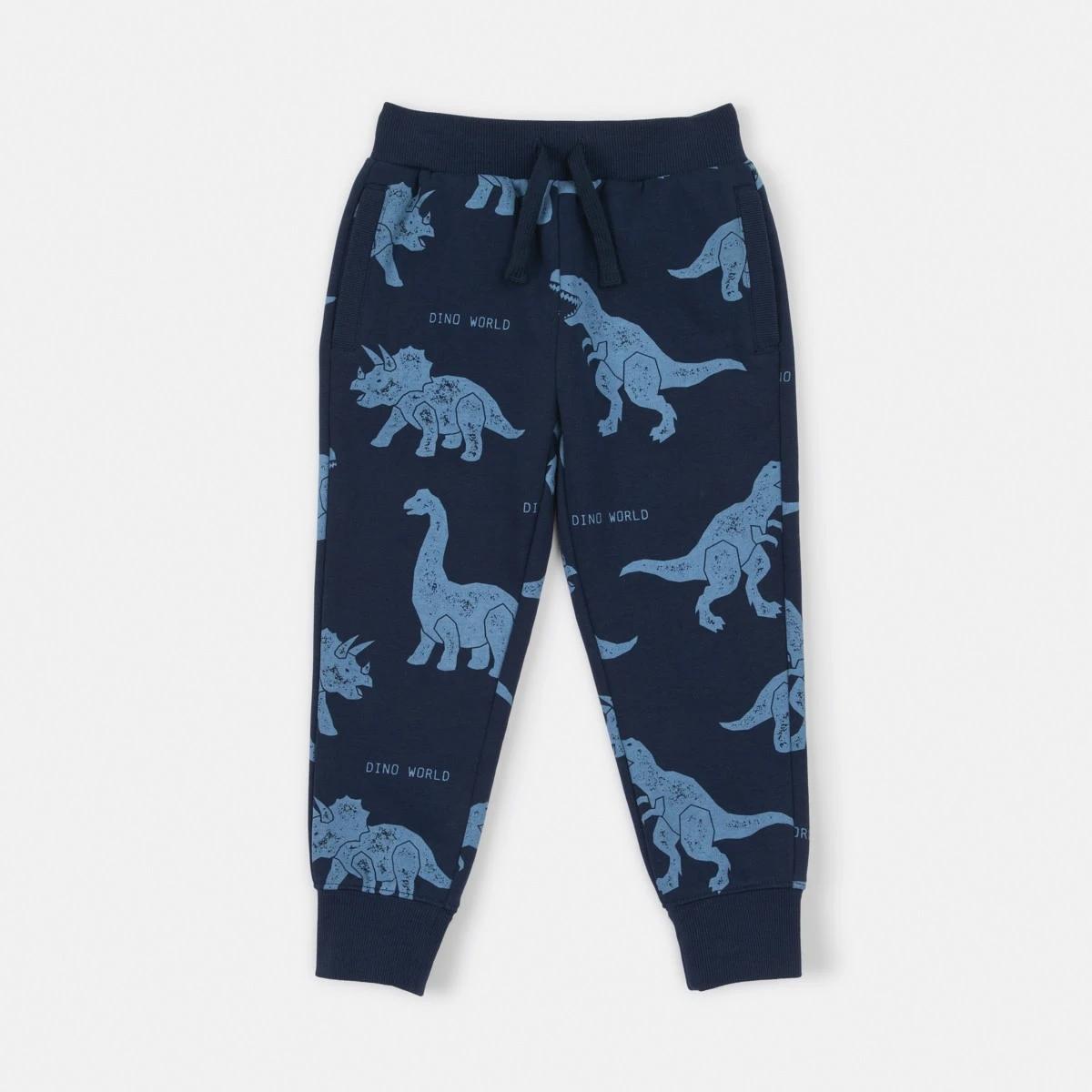 8 All Over Print Trackpants Blu Dino, 8 of 9