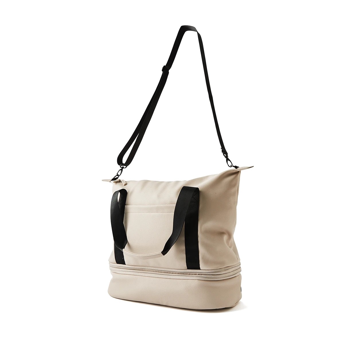 4 PU Weekender Bag - Beige, 4 of 10