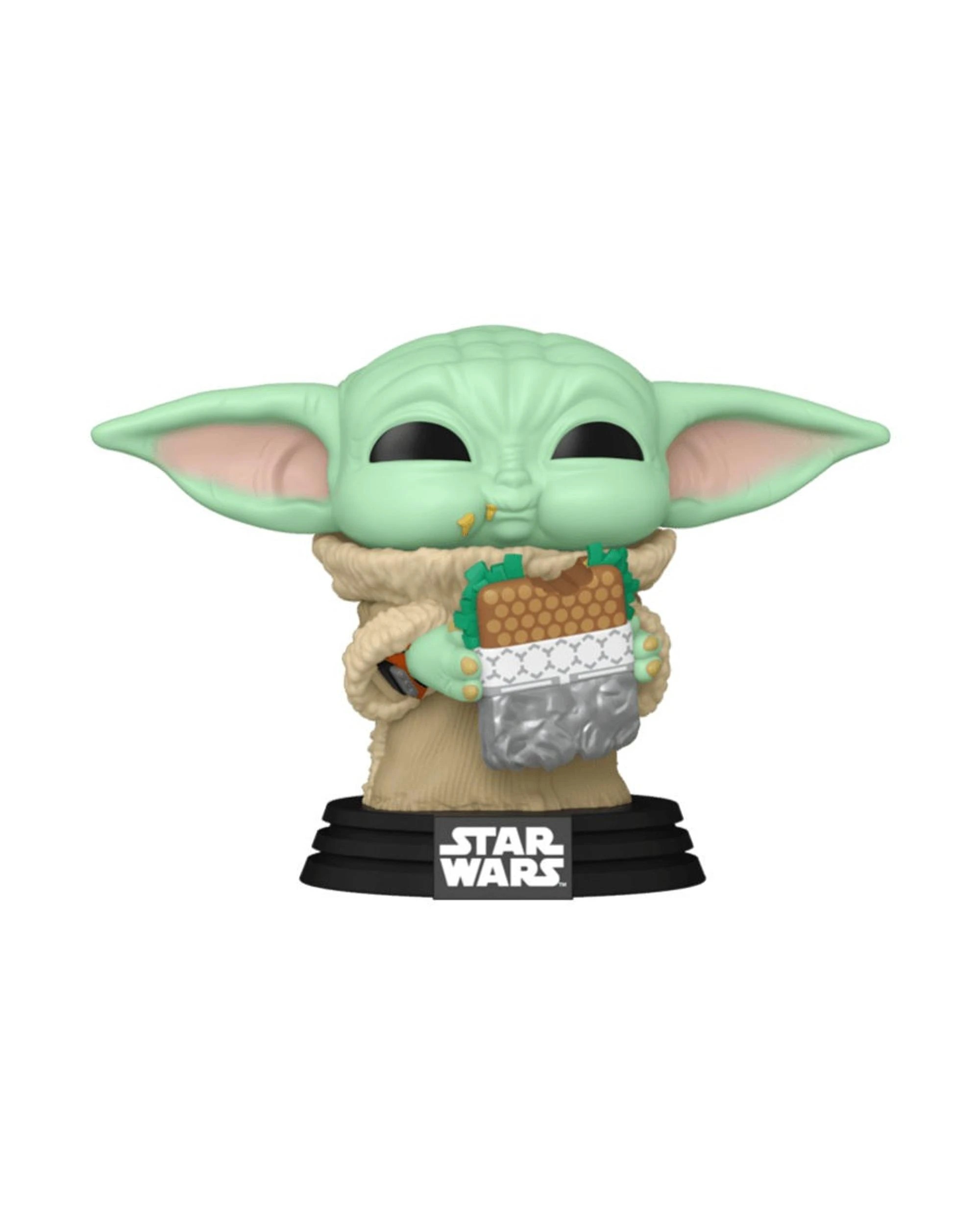 2 Star Wars The Mandalorian and Grogu Grogu With Food Funko POP! Vinyl, 2 of 3