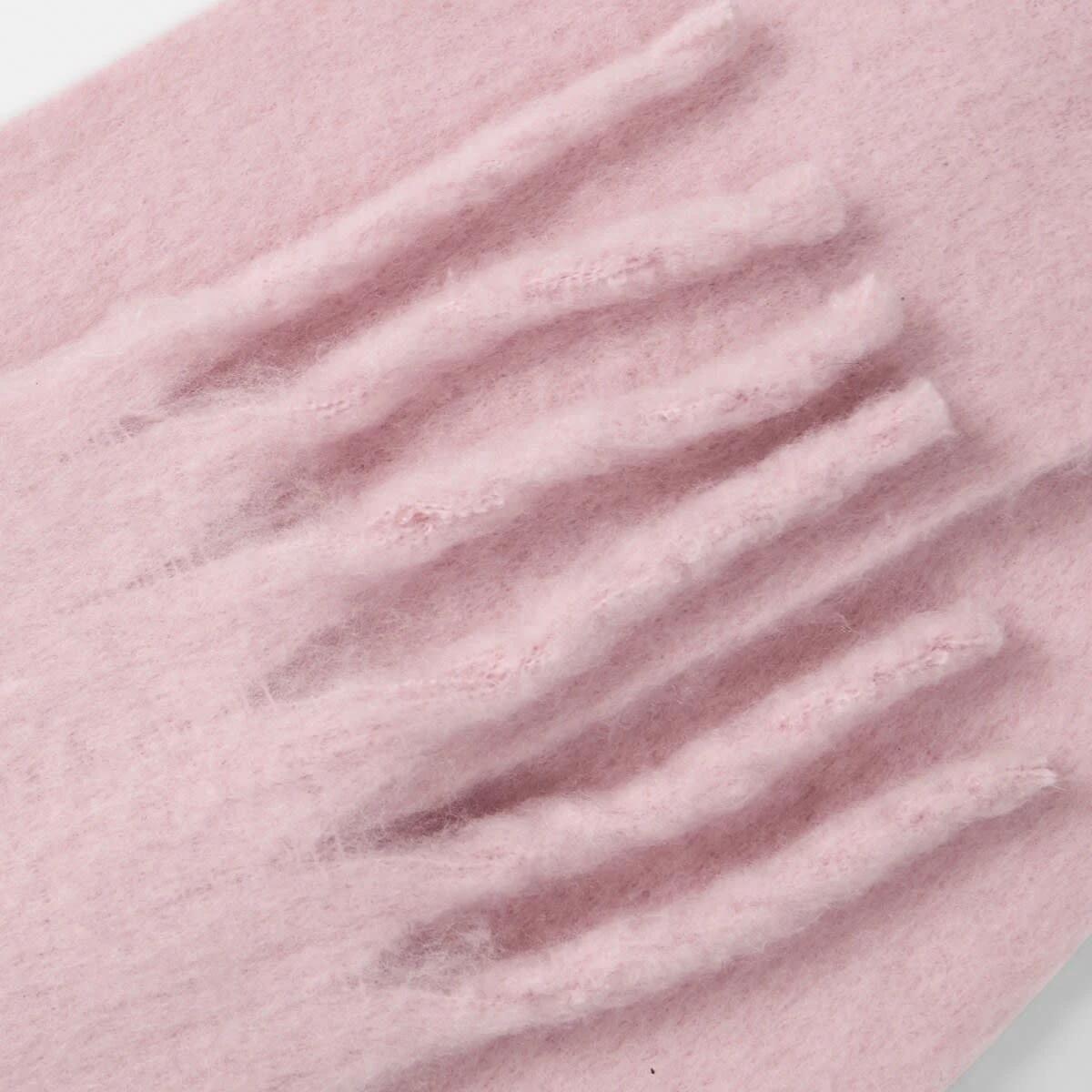 2 Narrow Fluffy Scarf Soft Pink, 2 of 7