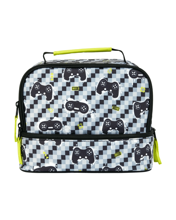 Gaming Insulated Twin Deck Lunch Bag