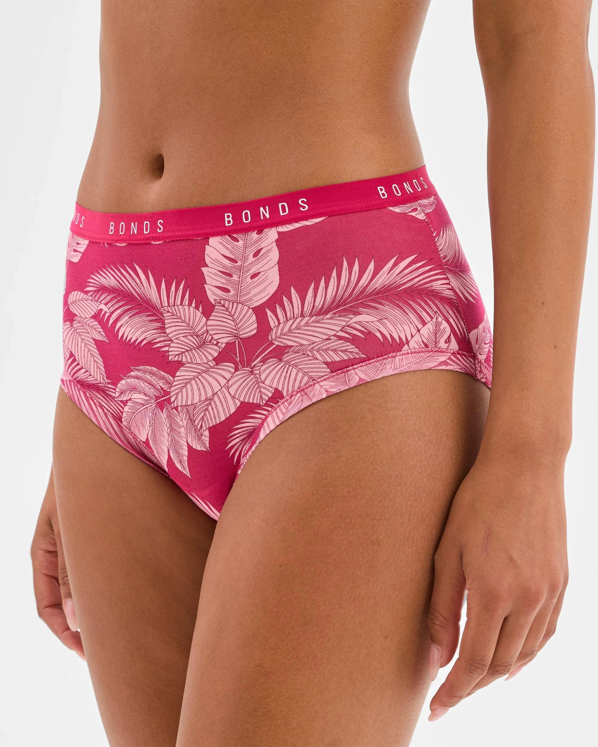 2 Bonds Cottontails 3 Pack Full Briefs BOTANICAL BLISS/ RASPBERRY JAM/ PINK WHISPER, 2 of 4