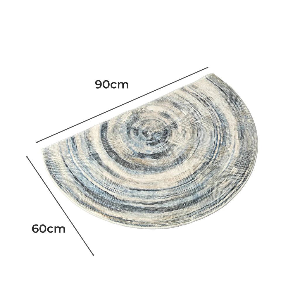 3 Marlow Wood Cut Pattern Machine Washable Doormat, 3 of 8