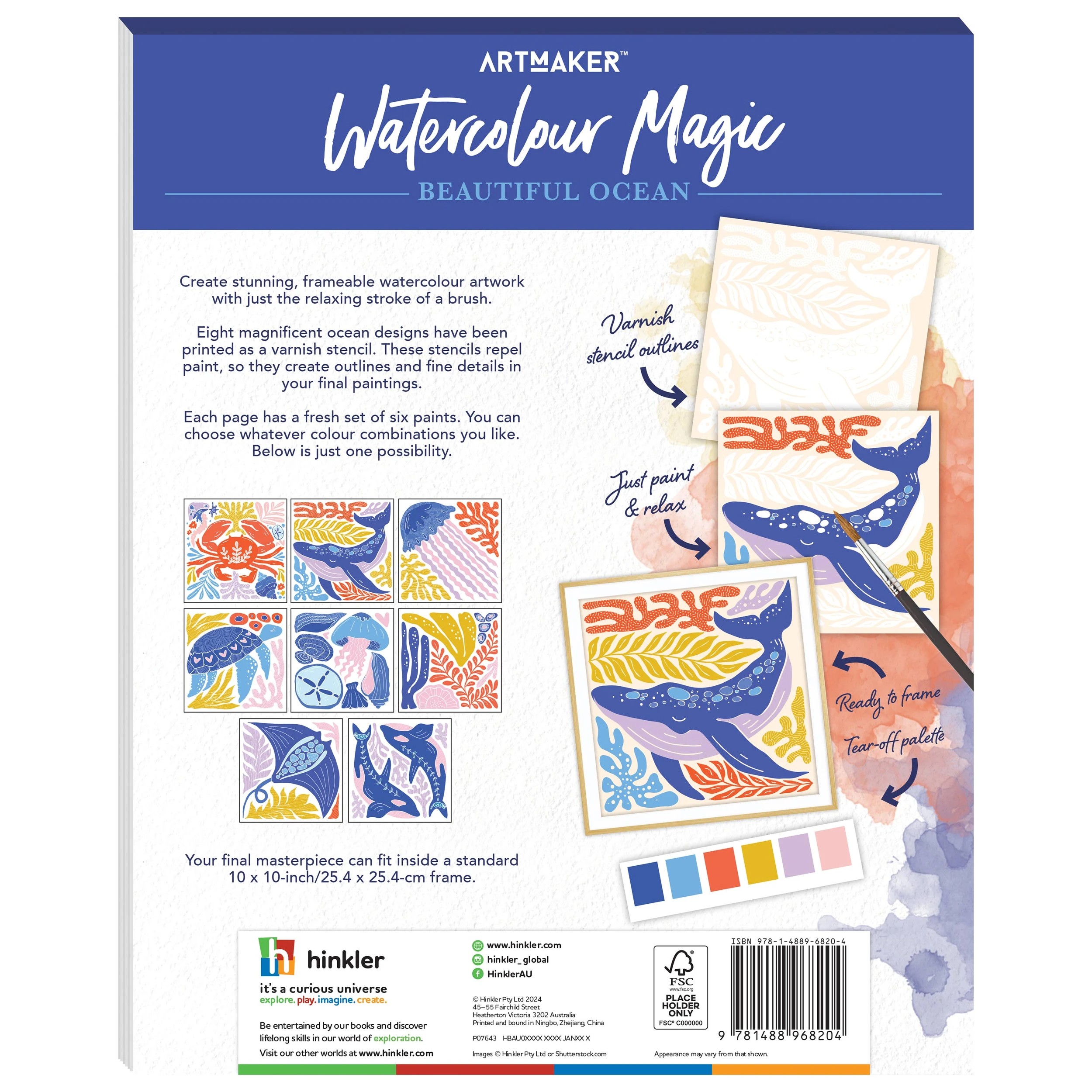 2 Art Maker Watercolour Magic: Beautiful Ocean, 2 of 6