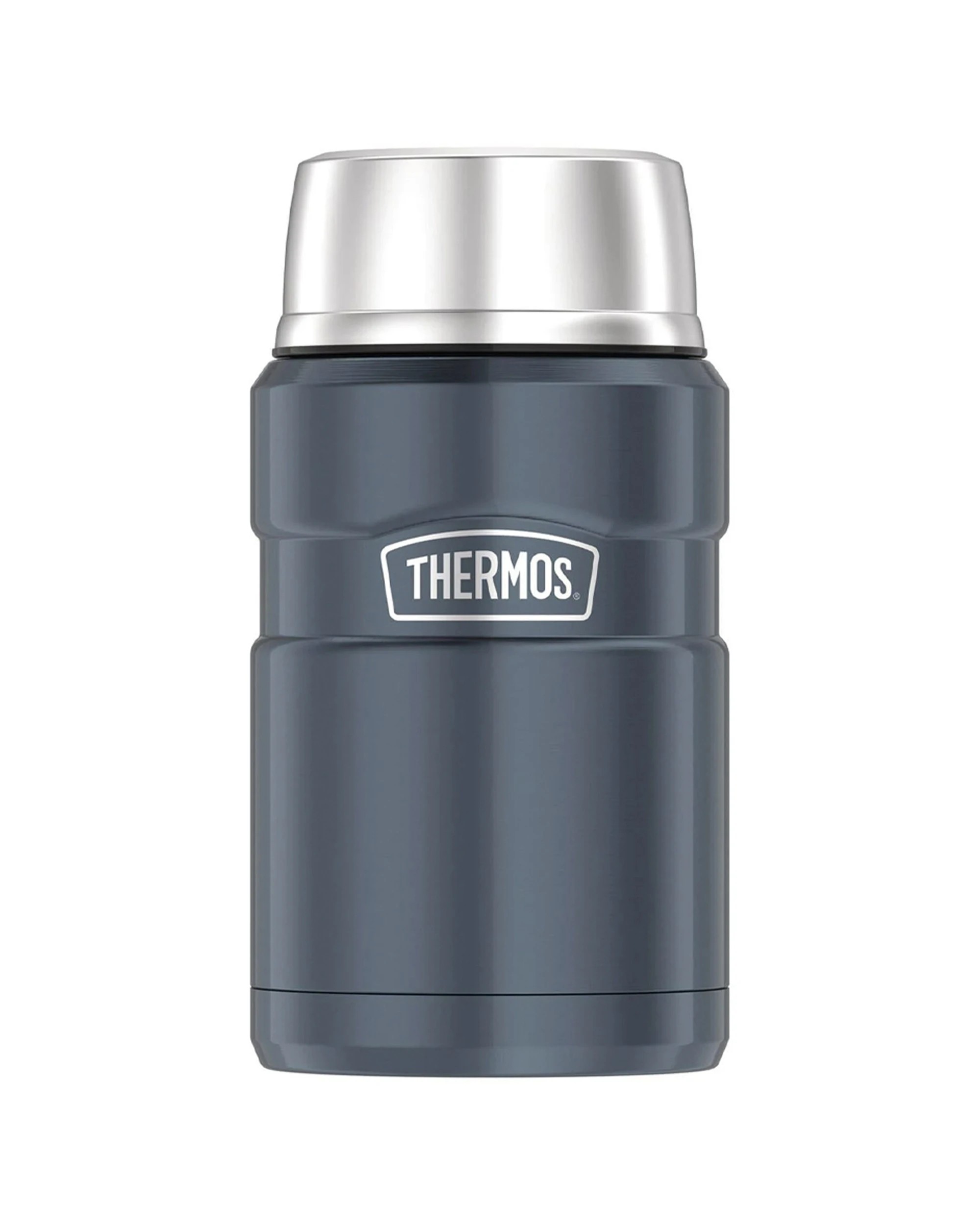 1 Thermos King 710Ml Stainless Steel Vacuum Insulated Double Walled Food Jar - Grey, 1 of 3