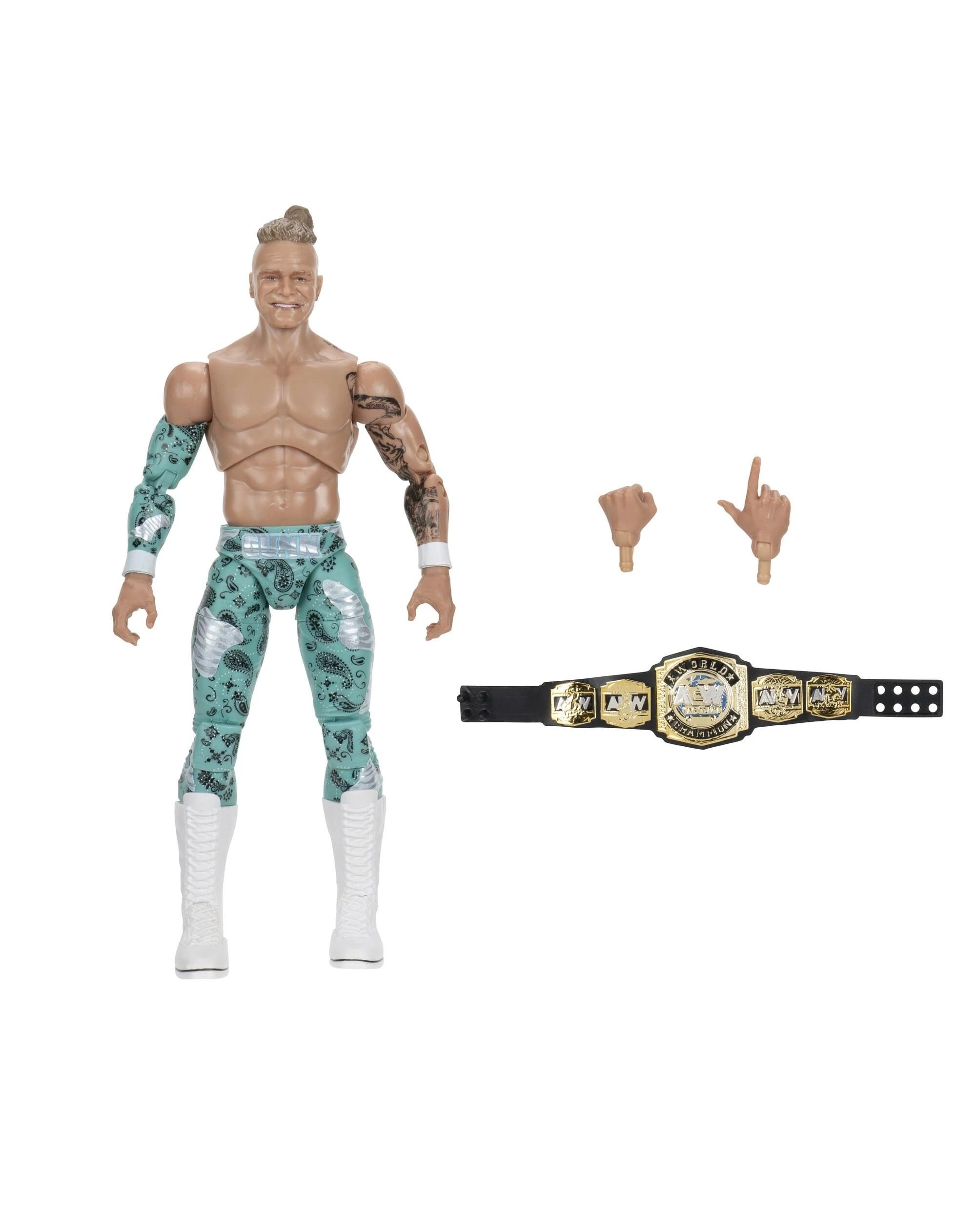 4 AEW All Elite Wrestling Unrivaled Colten Gunn Figure, 4 of 4