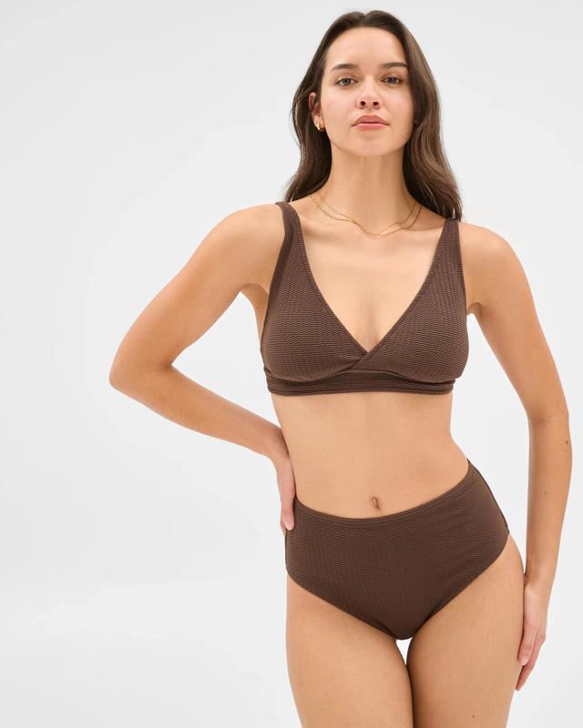 Target Resort Crinkle Plunge Swim Bikini