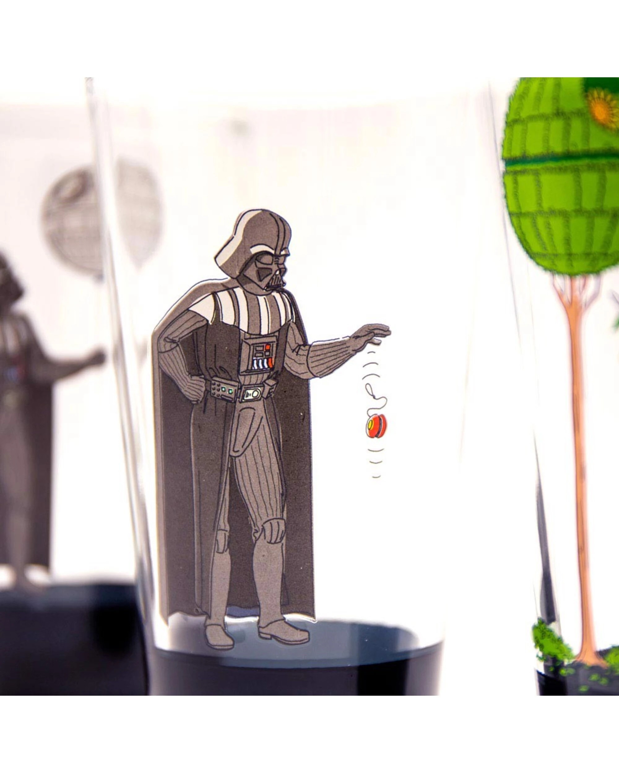 5 Star Wars - Darth Vader's Free Time Glass Set of 4 - Clear, 5 of 5
