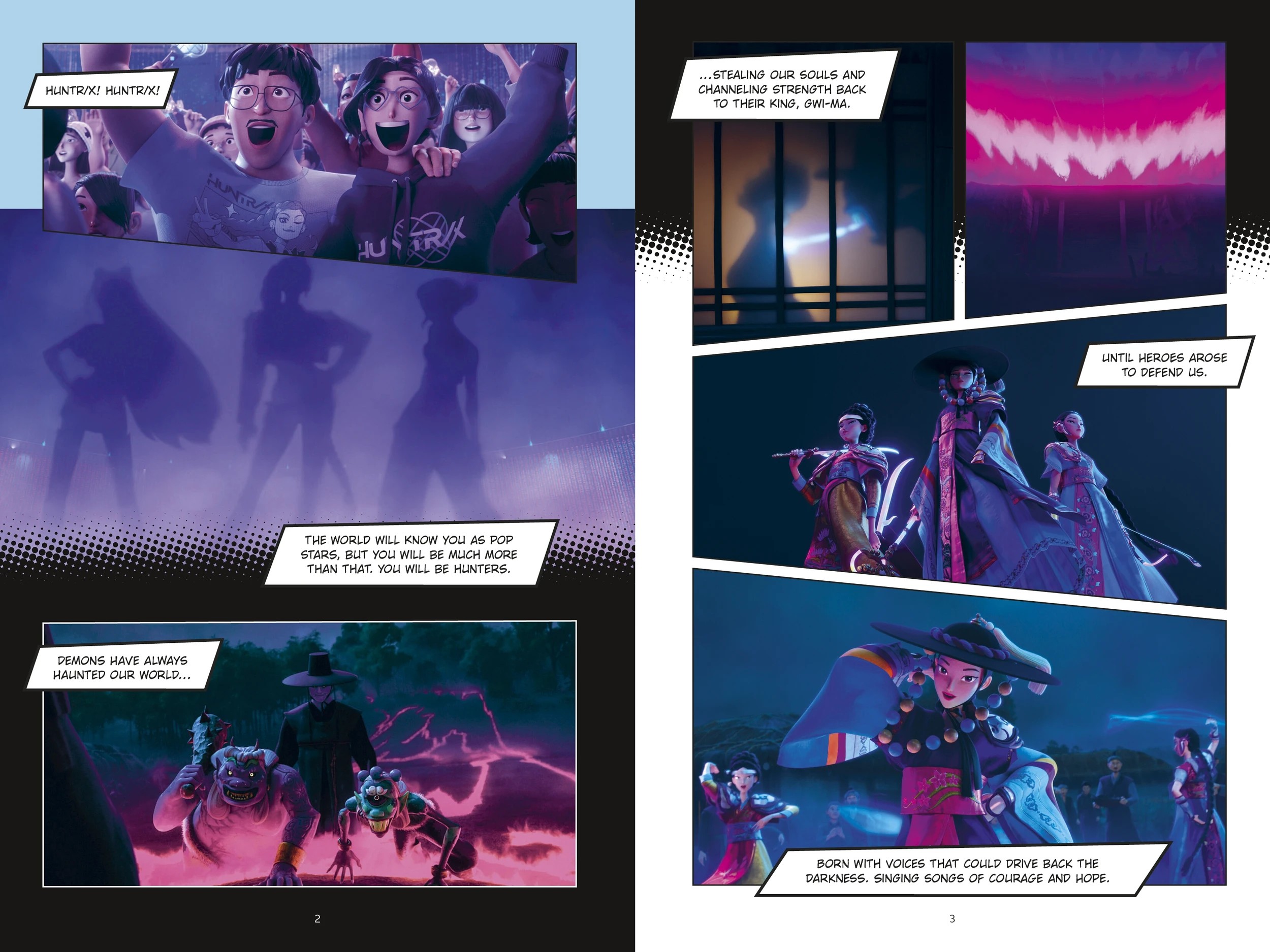 2 KPop Demon Hunters The Official Movie Graphic Novel - Book, 2 of 5