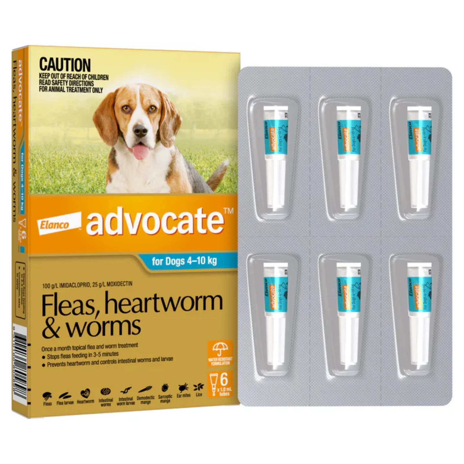 2 Advocate For Dogs Medium Blue 4-10kg - 6 Pack, 2 of 2