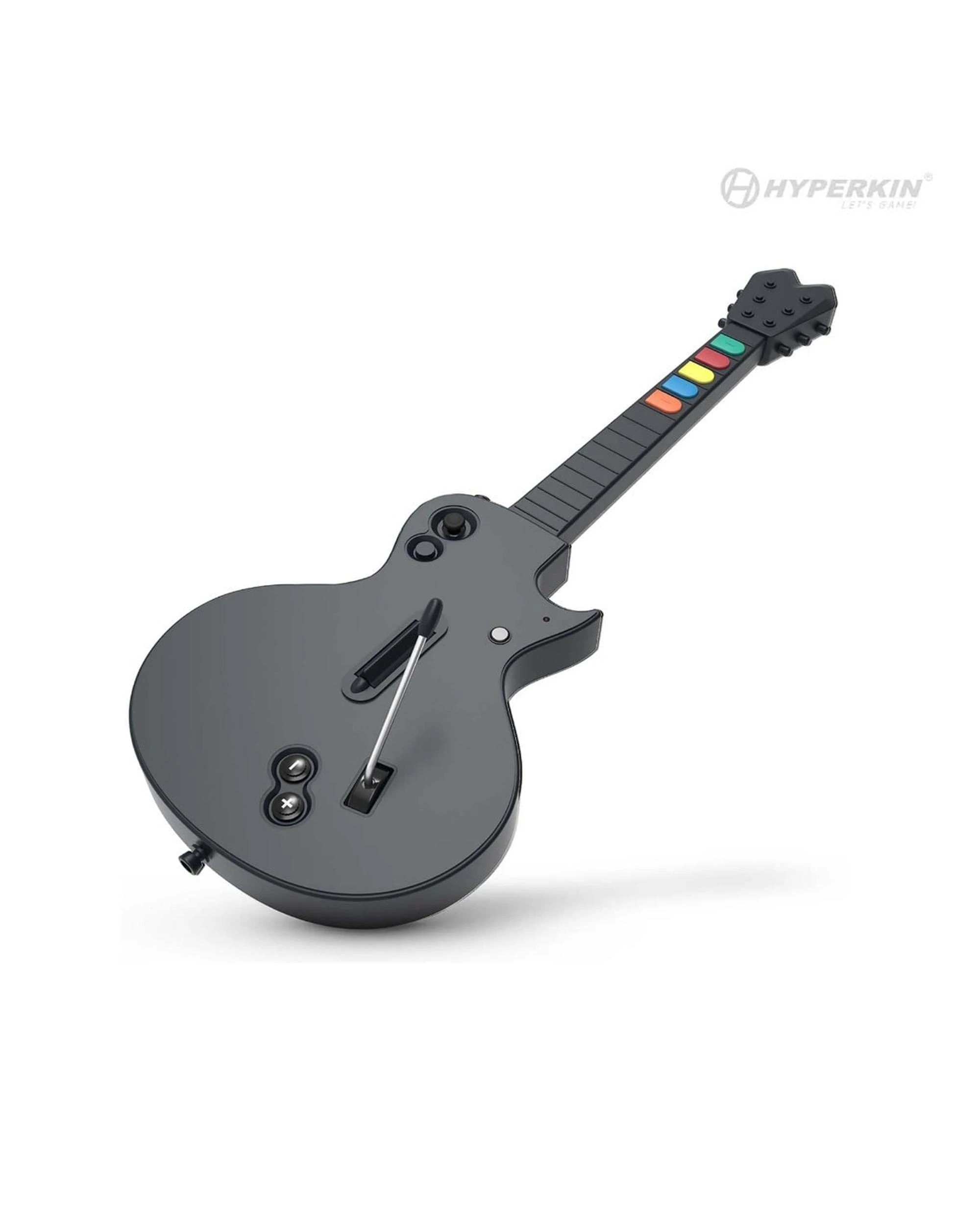1 Hyperkin Hyper Jammer Wireless Guitar for PS3 and PC - Black, 1 of 7