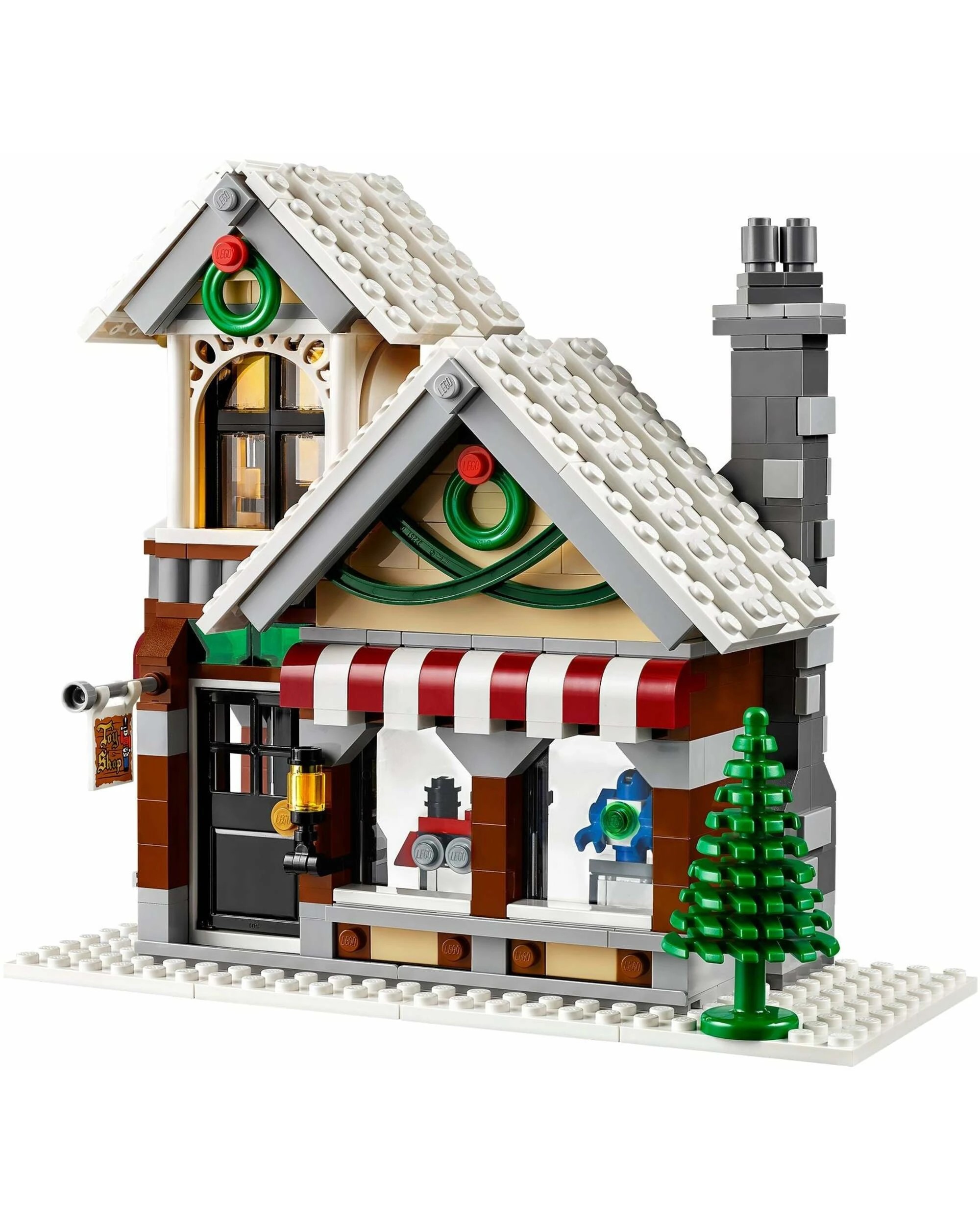 1 LEGO 10249 Winter Toy Shop: Festive Holiday Village Set, 1 of 5