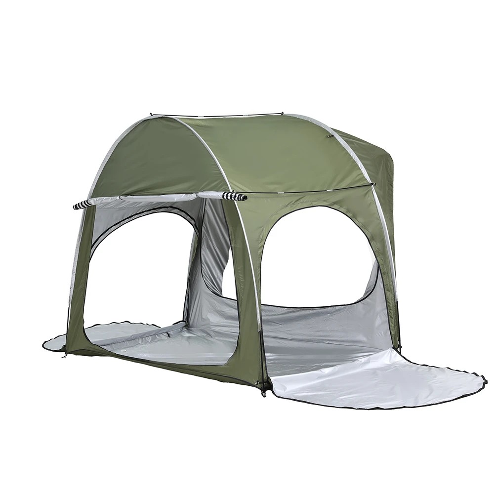 1 Weisshorn Camping Tent Car SUV Rear Hatchback Tents Canopy Portable Outdoor Family - Green, 1 of 8