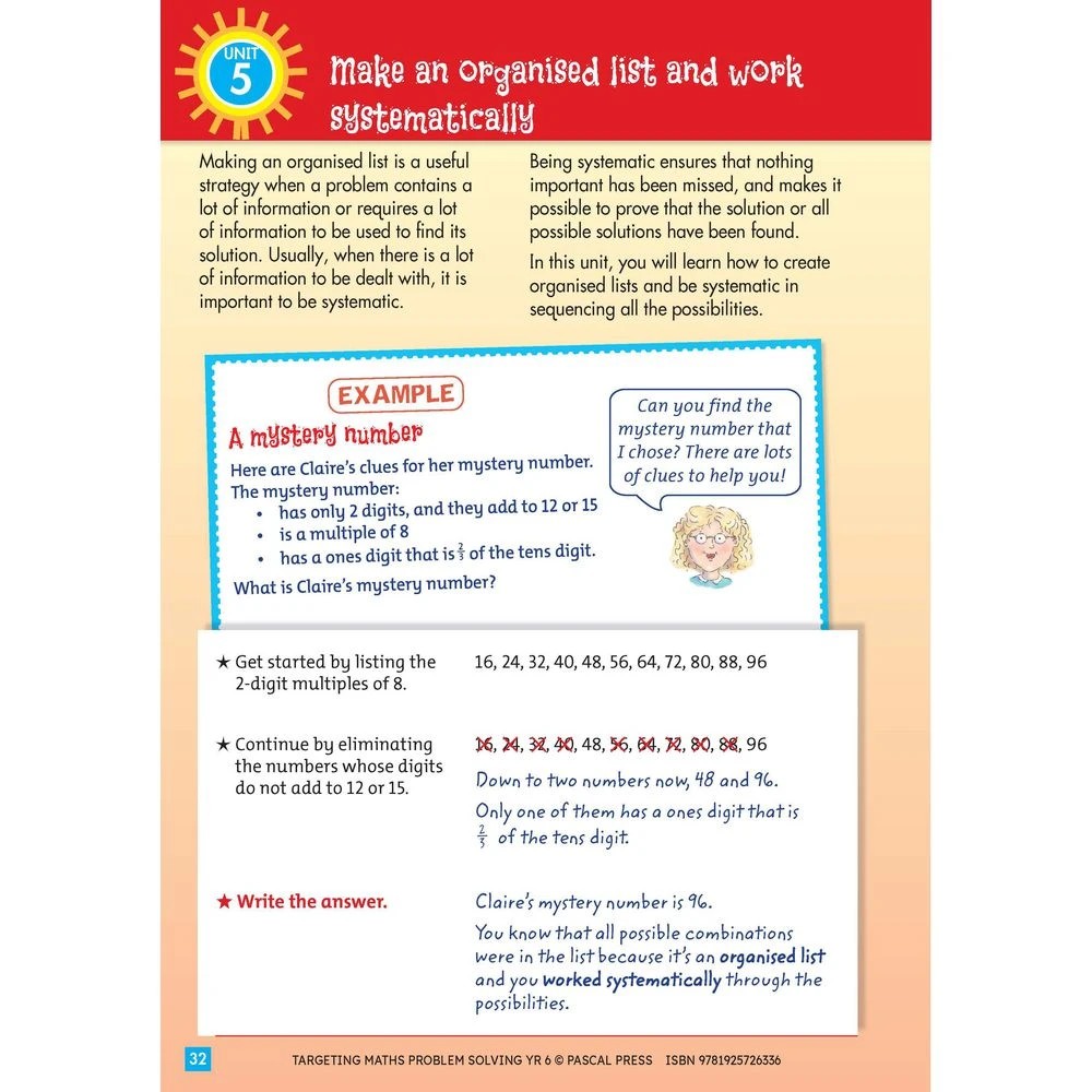 3 Targeting Maths Problem Solving Year 6, 3 of 8