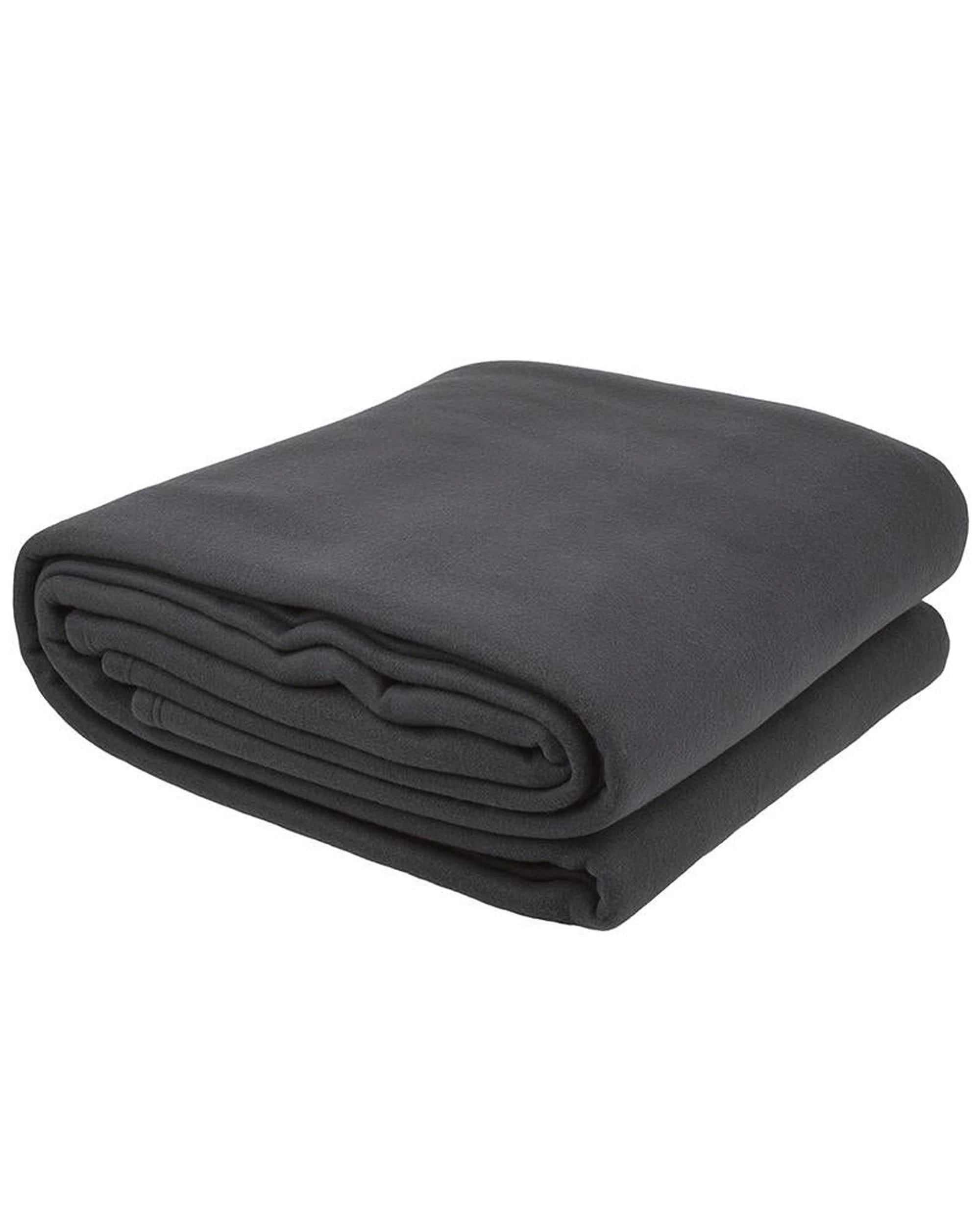 1 Bambury Villa Polar Fleece Blanket (Queen) - 100% Polyester, Anti-Pill, Camel - Brown, 1 of 2