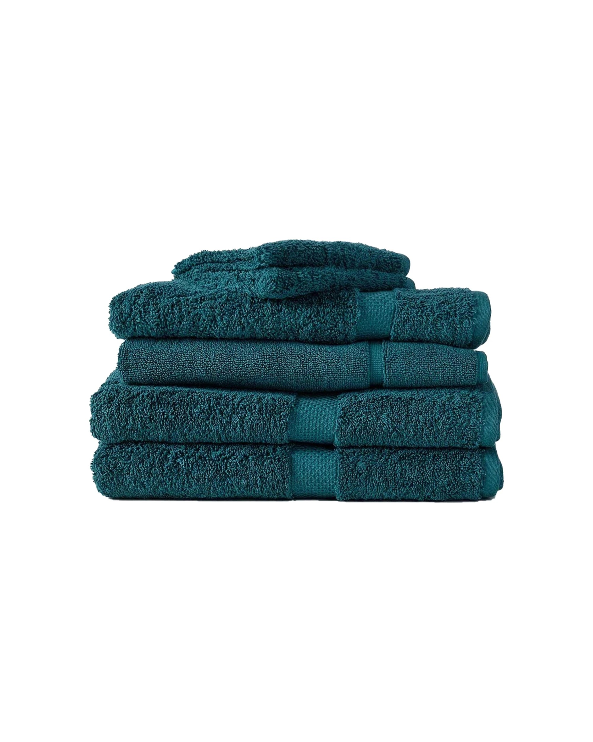 1 Canningvale 6pc Royal Splendour Bathroom Towel Set Azzurrite Teal.
 - Blue, 1 of 3