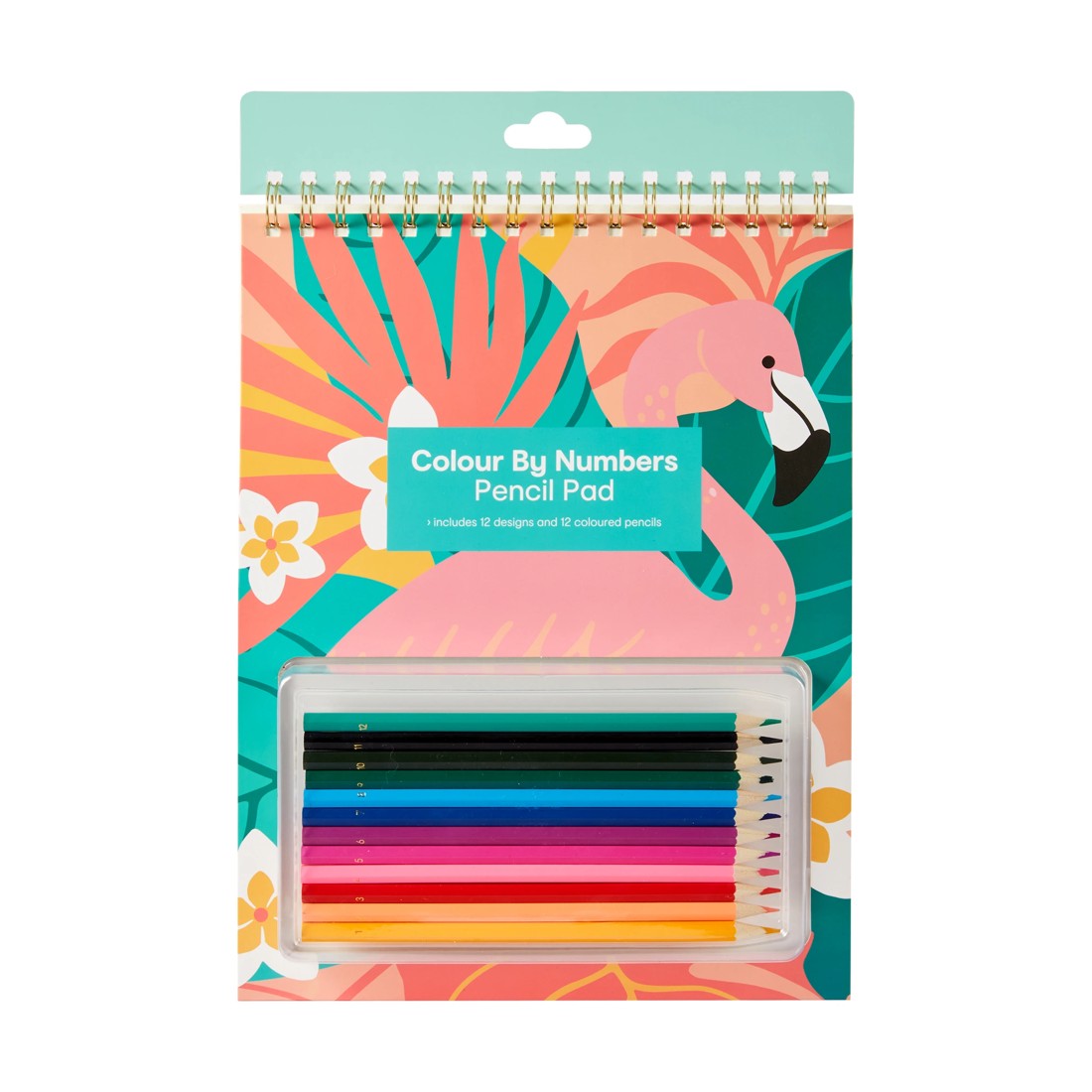 1 Colour by Numbers Pencil Pad, 1 of 4