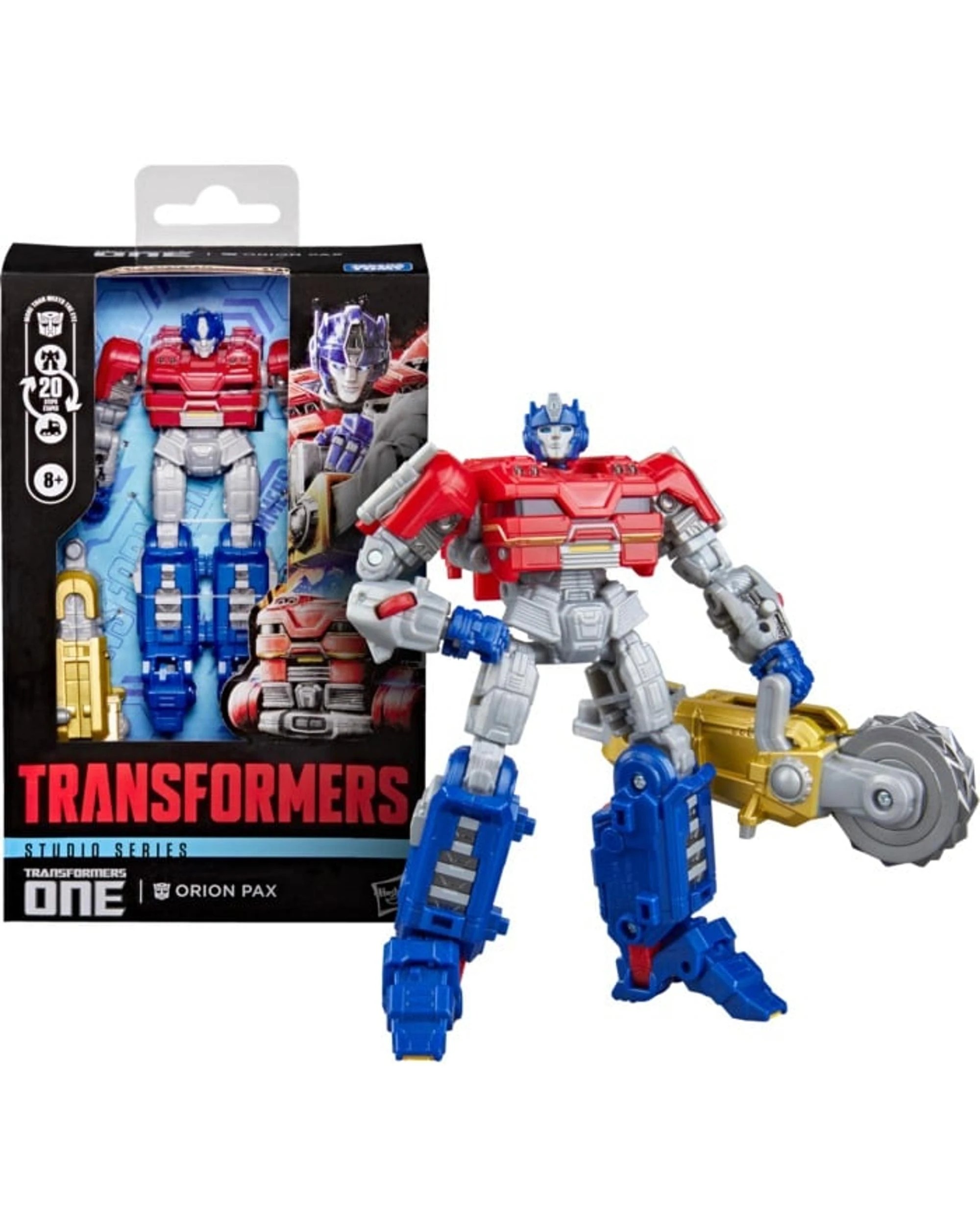 1 Transformers Studio Series Transformers One Orion Pax Deluxe Class Action Figure, 1 of 9