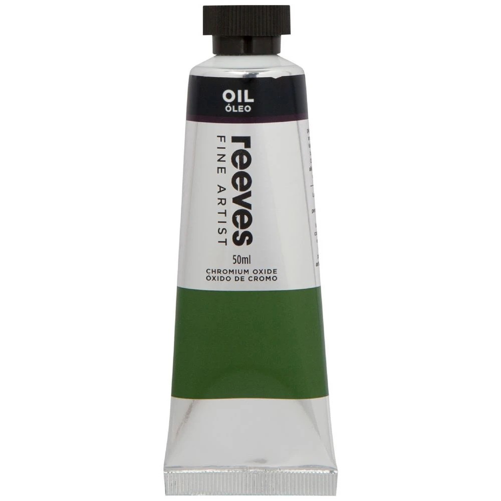 1 Reeves Oil Paint 50mL Chroma Oxide, 1 of 1