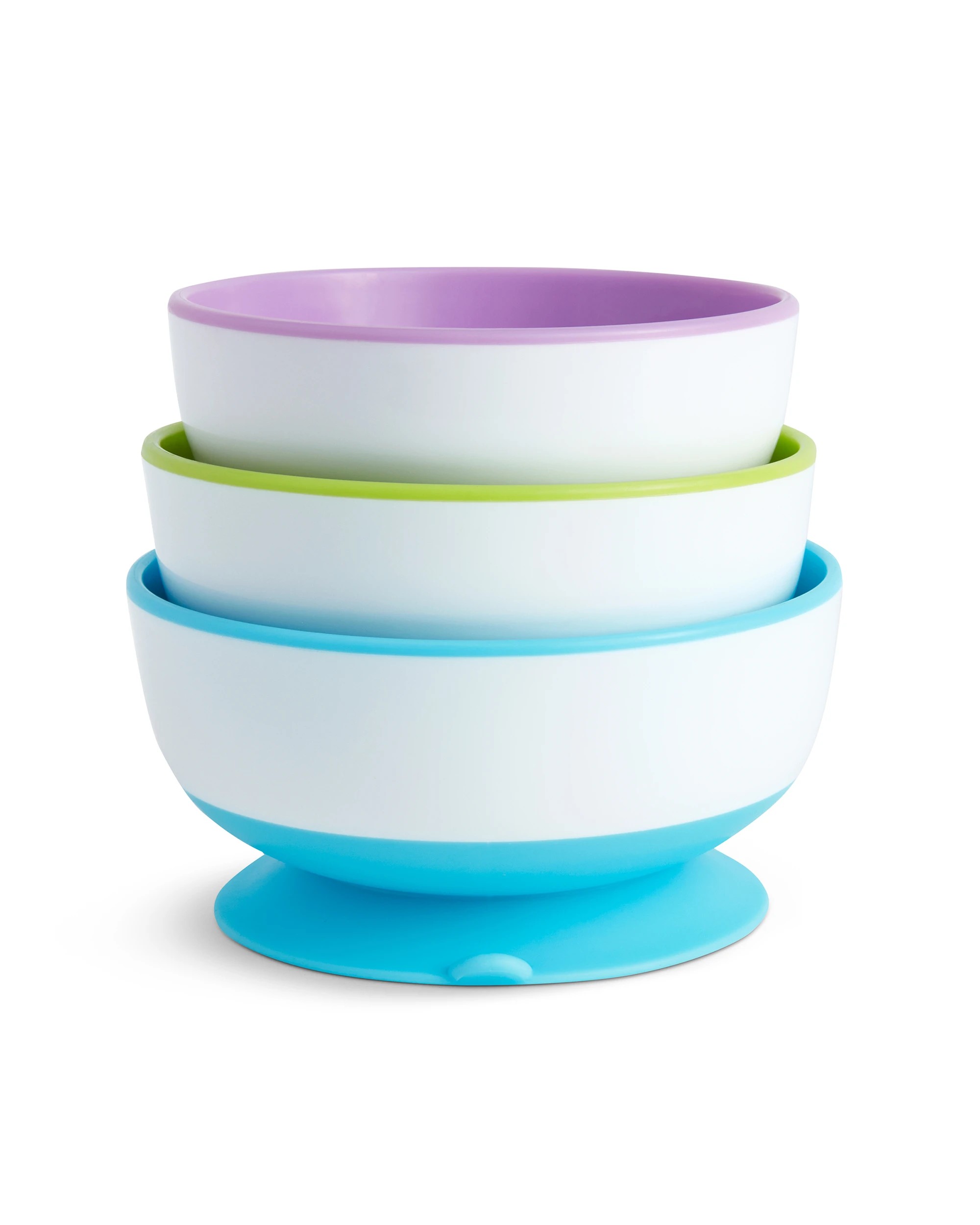 1 Munchkin Stay Put Suction Bowls - 3pk - Multi, 1 of 7