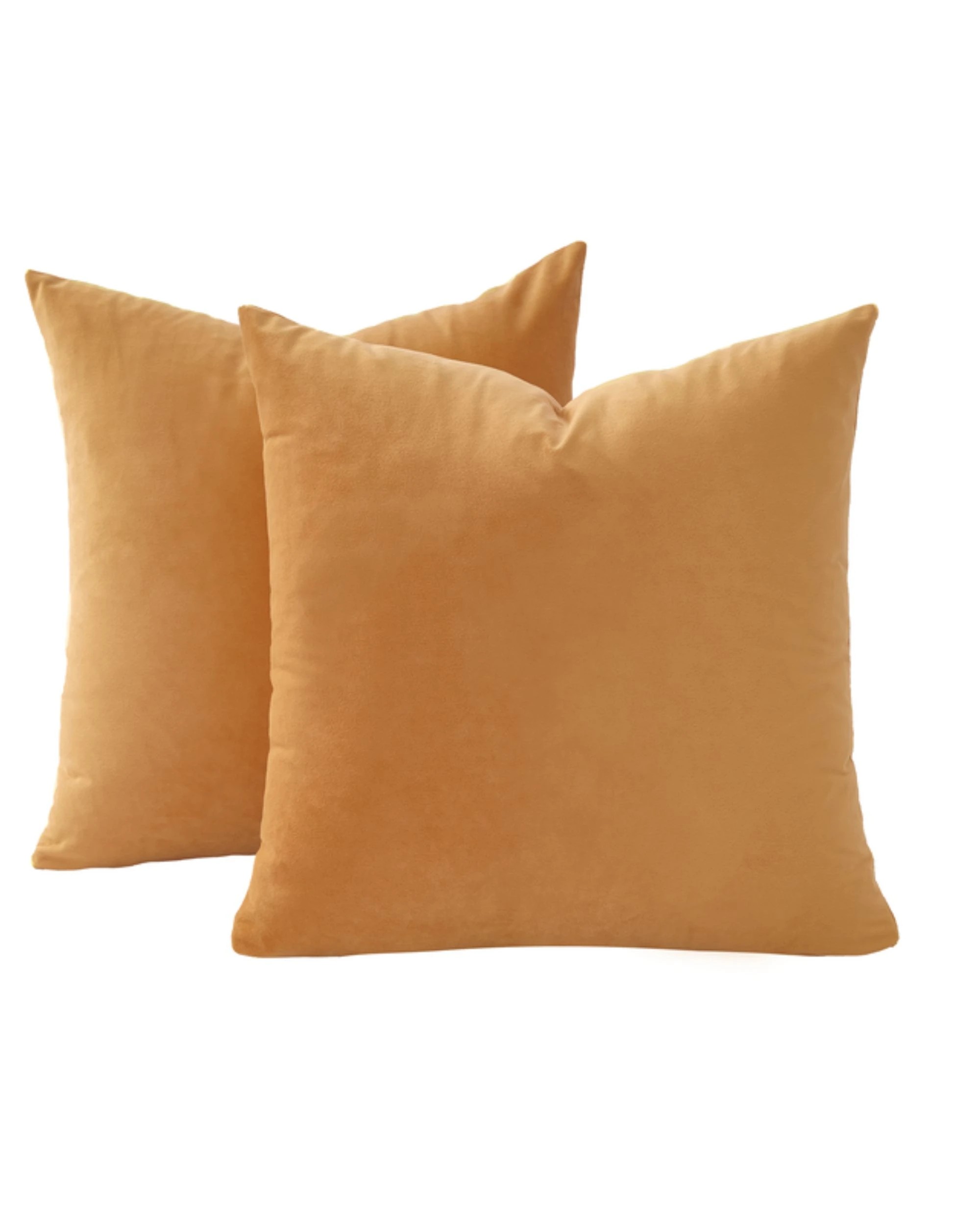 1 Gioia Casa 2-Pack Velvet European Pillowcases - Ginger, 1 of 1