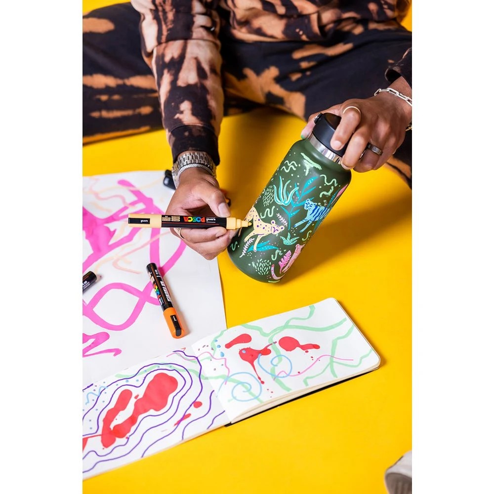 6 Posca PC-5M Paint Marker Orange 4 Pack, 6 of 10