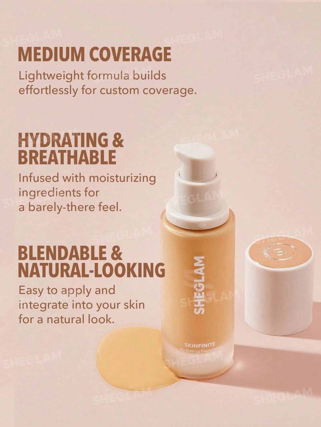 4 SHEGLAM Skinfinite Hydrating Foundation - Golden, 4 of 7