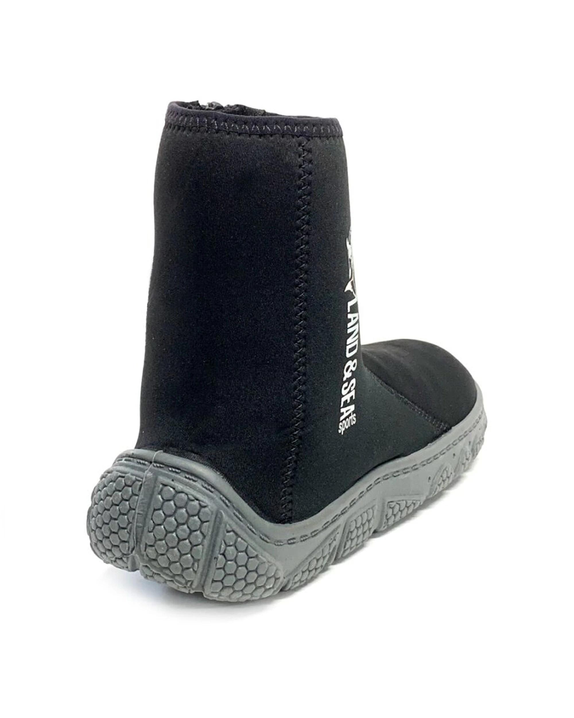 2 Adrenalin 3mm All Rounder Zip Waterproof Diving Boots BLACK, 2 of 5