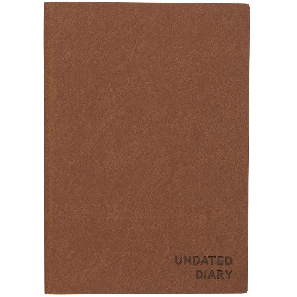 2 Otto A5 Undated Week to View Urban Diary Tan, 2 of 4
