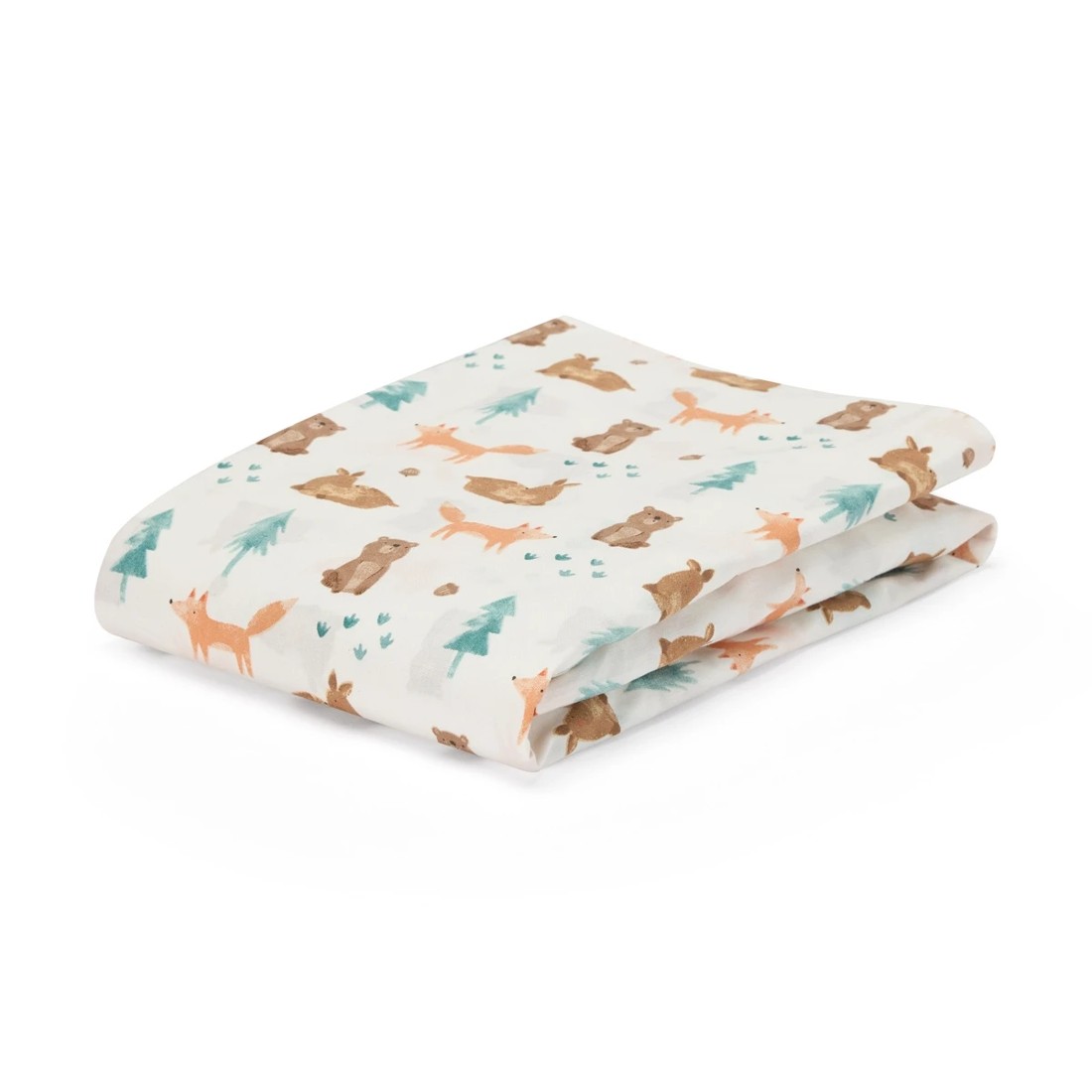 2 2 Pack Organic Cotton Fitted Cot Sheets - Woodland and Spring, 2 of 6