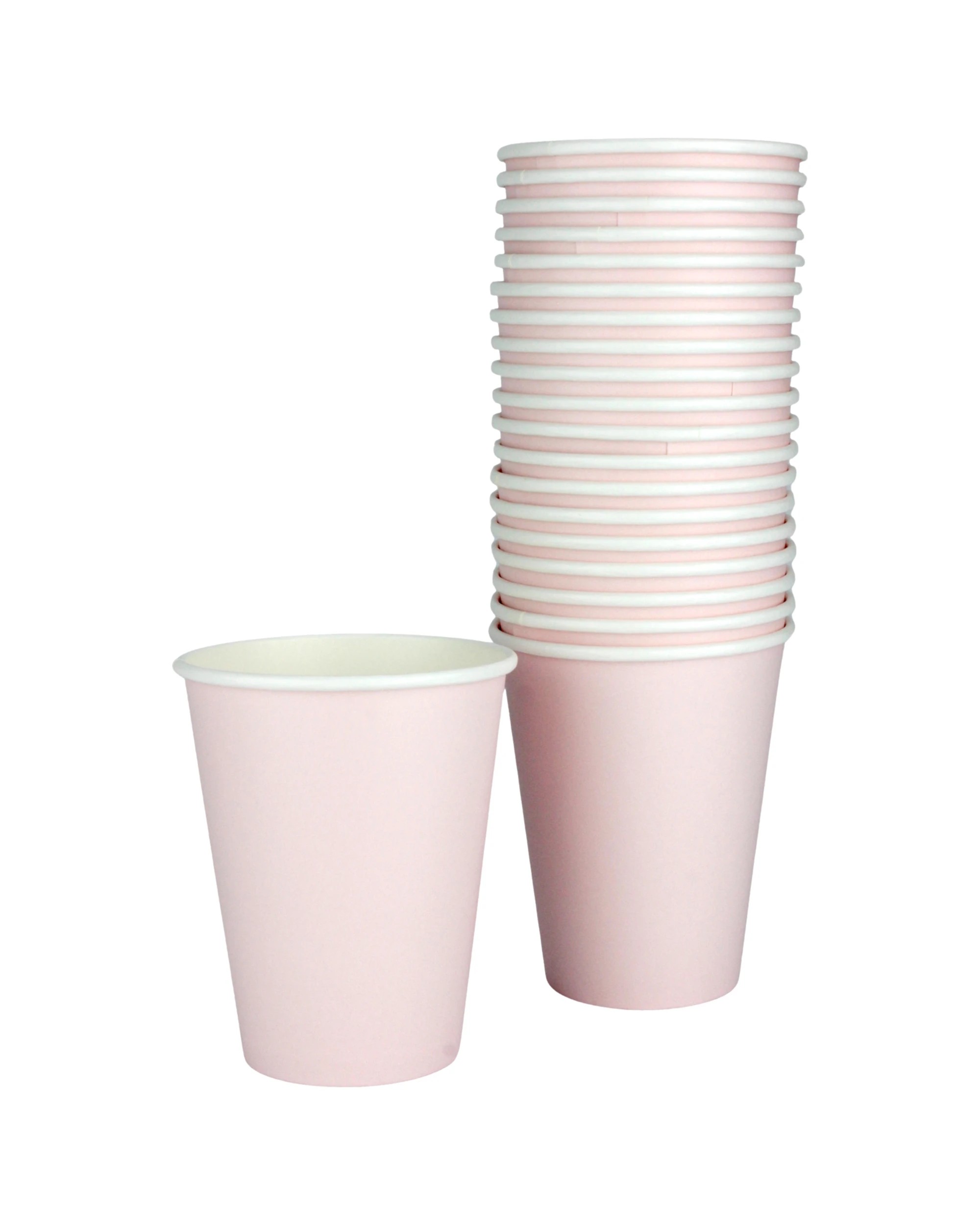 1 Amscan Paper Cups 354ml Pack of 20 - Pastel Pink - Pastel Pink, 1 of 3