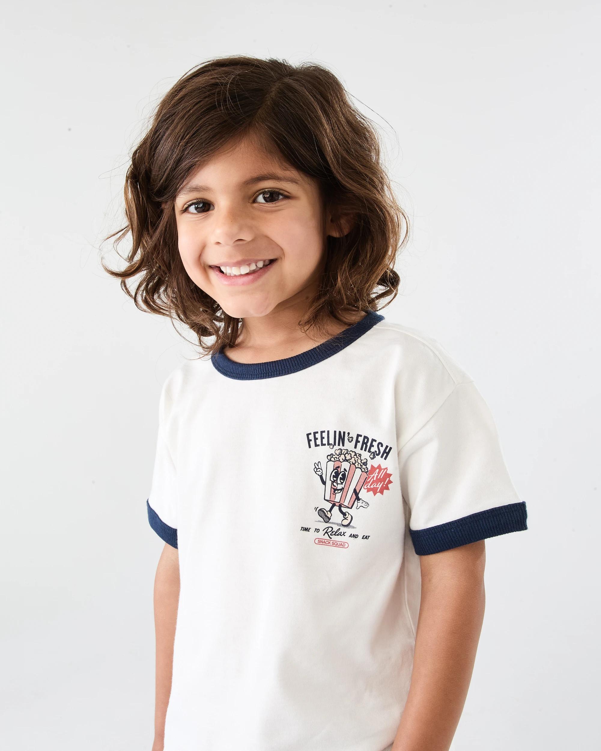 3 Ringer T-shirt Wht Food, 3 of 6