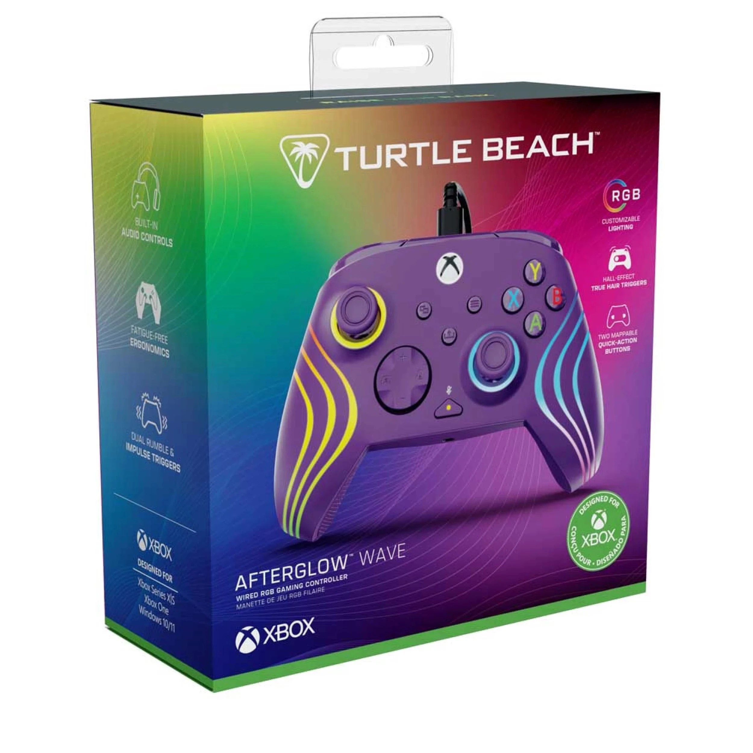 5 Turtle Beach Afterglow Wave Wired Controller Purple - Xbox - Purple, 5 of 5