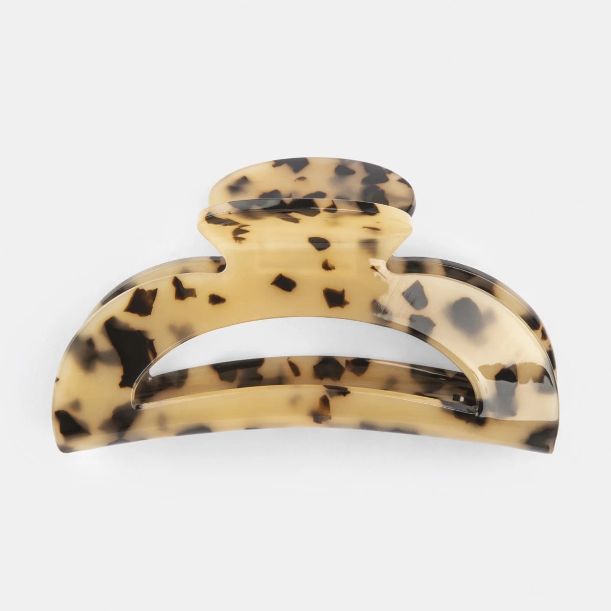1 Large Claw Clip - Milky Tort, 1 of 4
