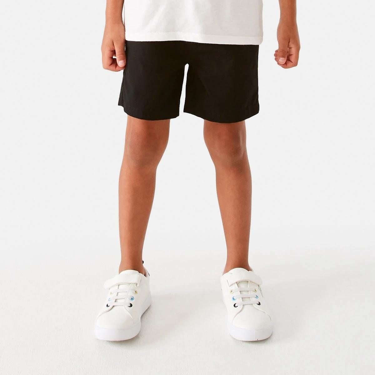 1 Poplin Shorts Black, 1 of 8