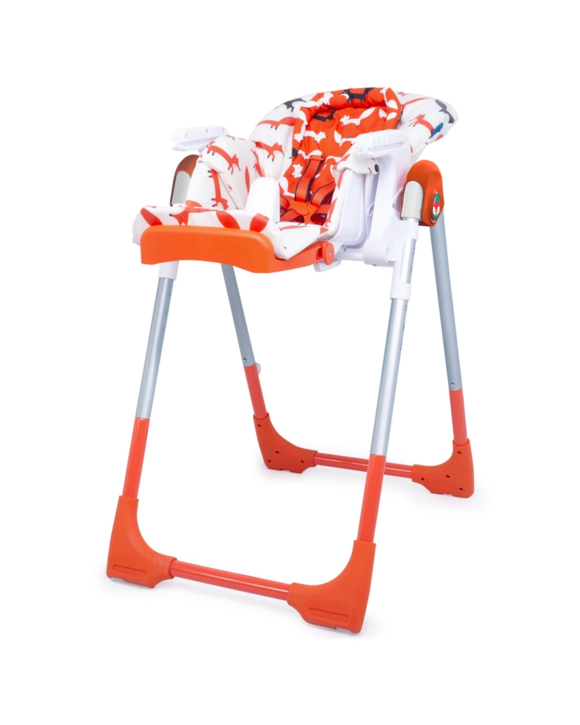 5 Cosatto Noodle 0+ Baby Feeding Highchair Mr Fox Reclining Seat Adjustable Height Easy Mr Fox - Orange, 5 of 7