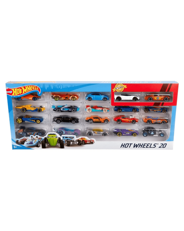 20 Pack Hot Wheels Essentials Basic Cars