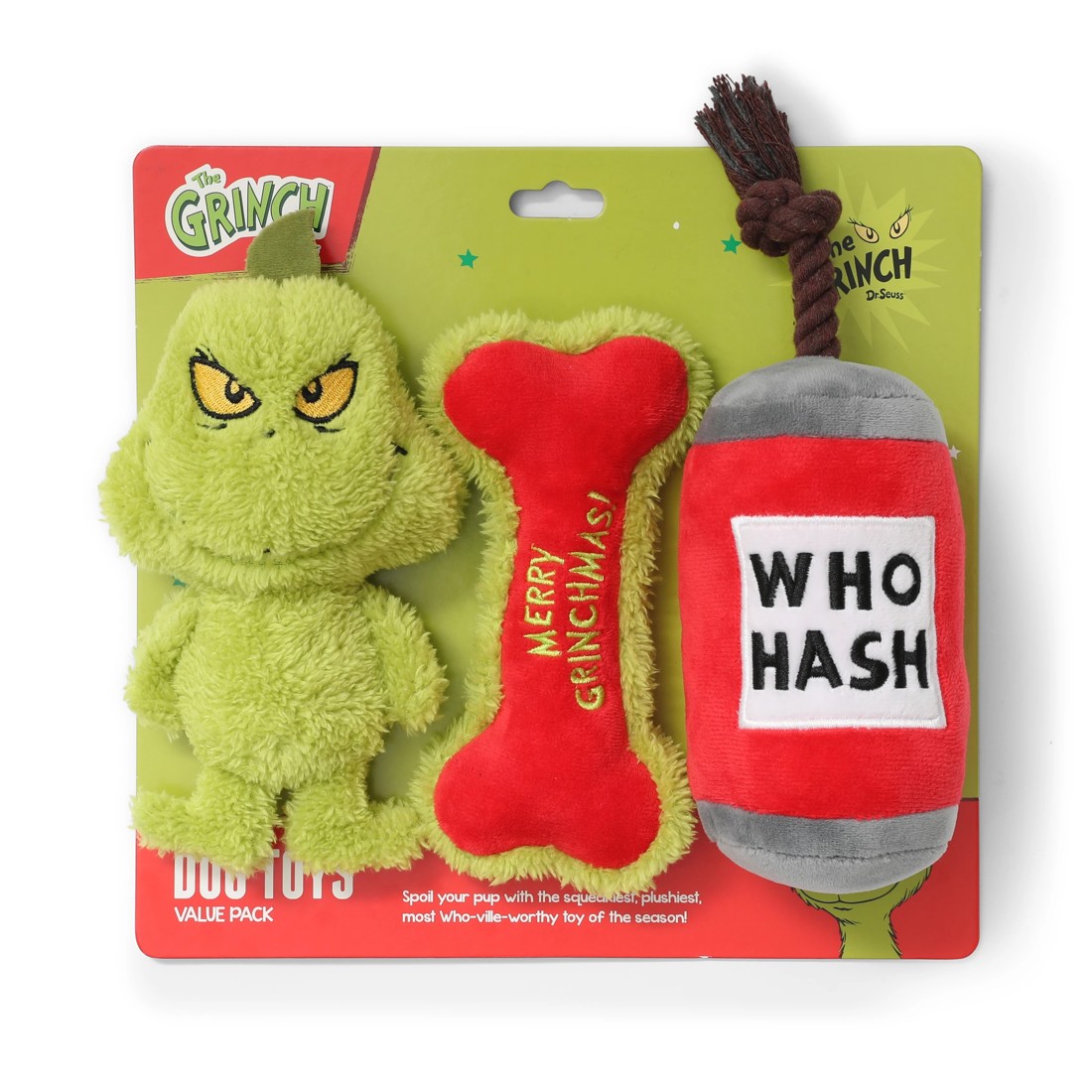 6 The Grinch Dog Toy Value Pack, 6 of 7