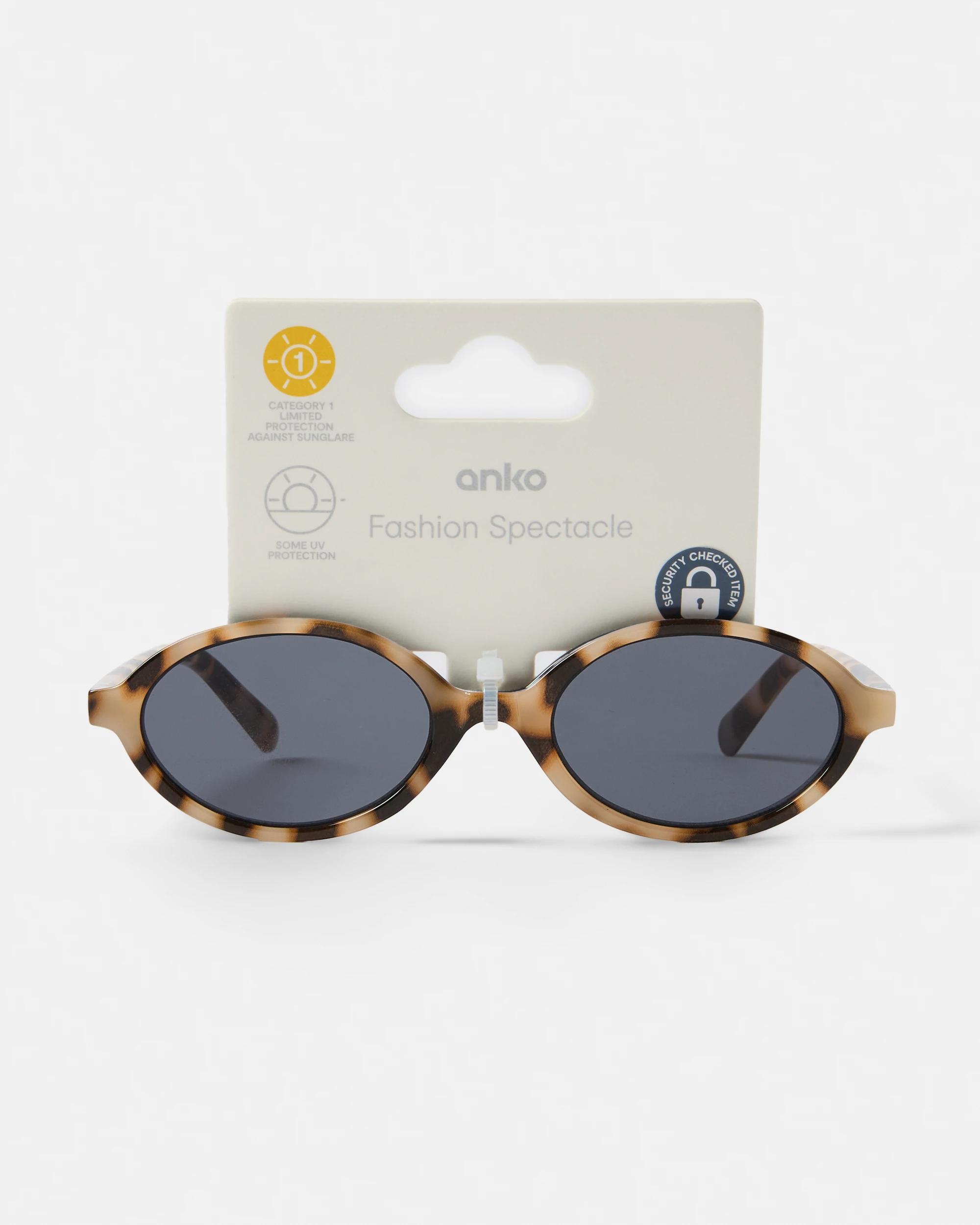 8 Oval Sunglasses Cream Tort, 8 of 8