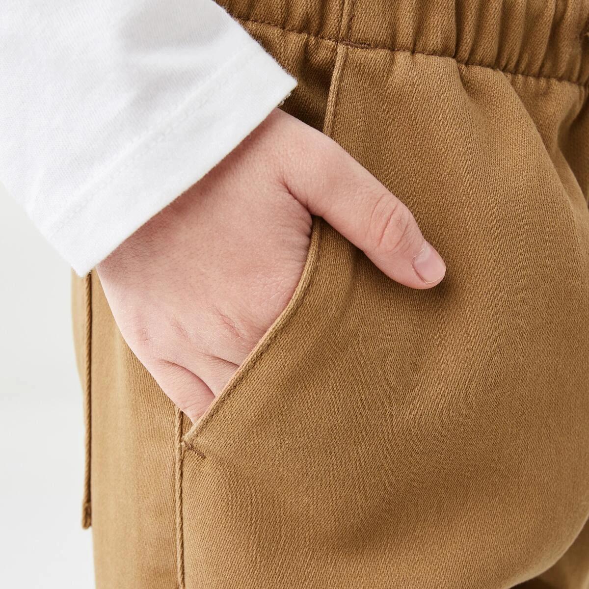 4 Pull-On Knit Joggers FOXTROT BROWN, 4 of 8
