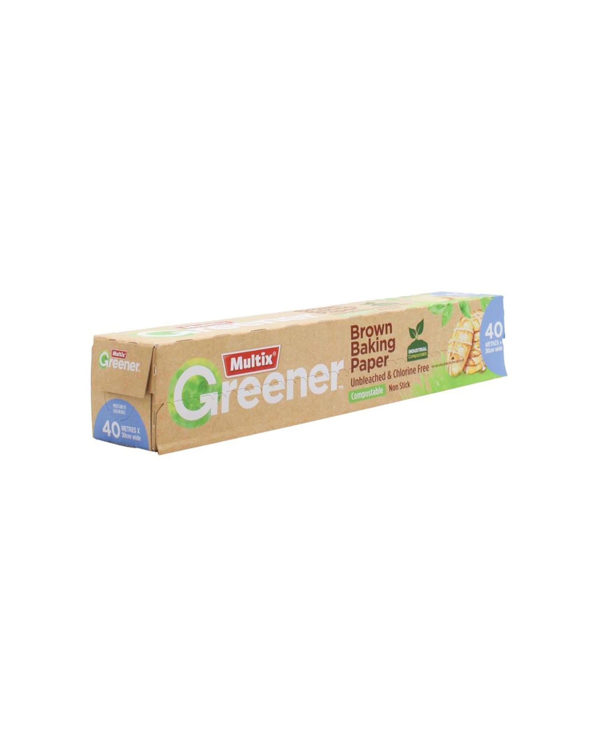 4 Multix Wide Baking Paper Sheet Roll 9 Pack 40m x 30cm Unbleached - Brown, 4 of 4