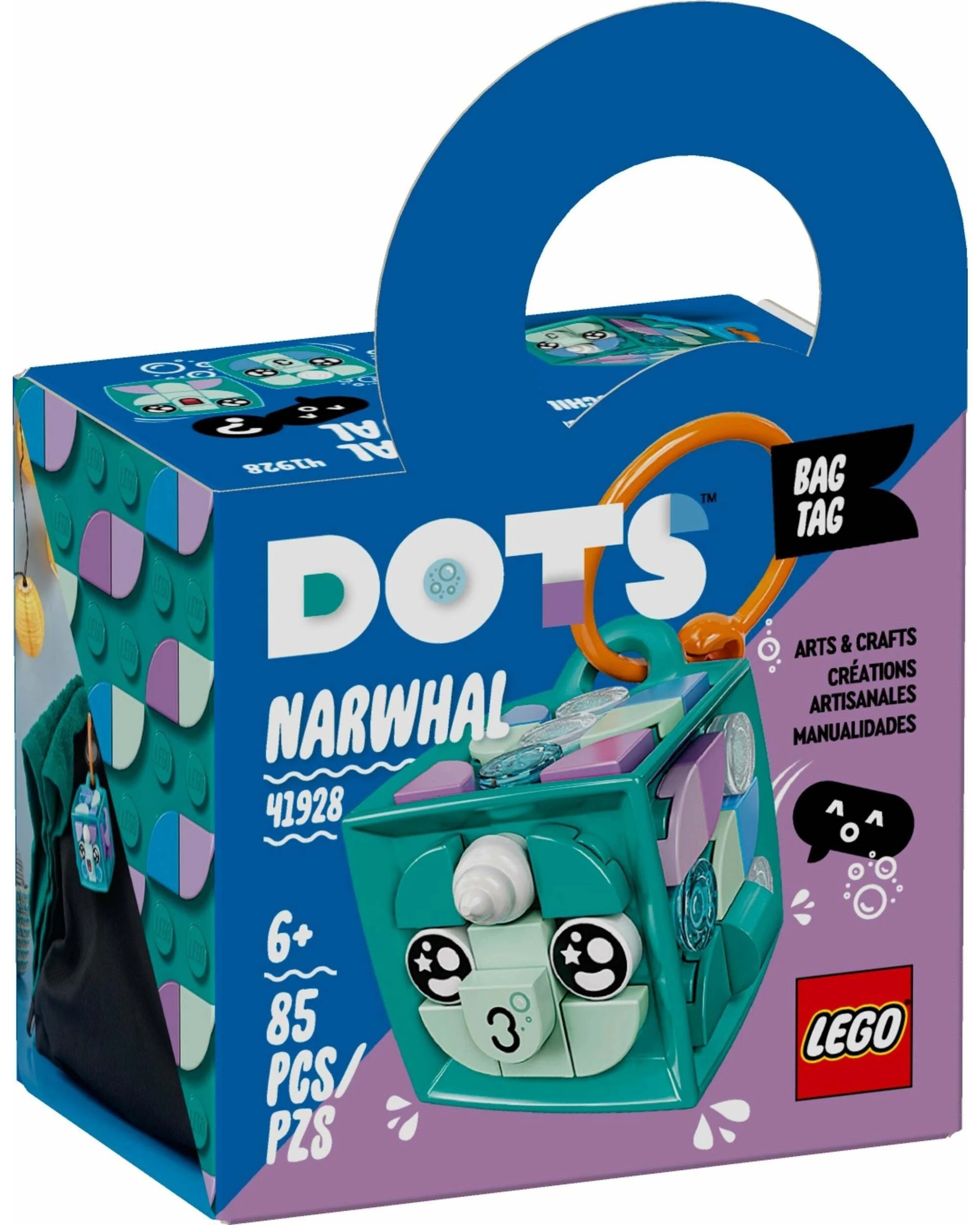 1 LEGO 41928 Narwhal Bag Tag - Cute DIY Accessory, 1 of 5
