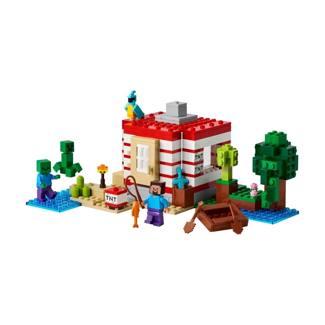 2 LEGO Minecraft The TNT Jungle House 21275, 2 of 10