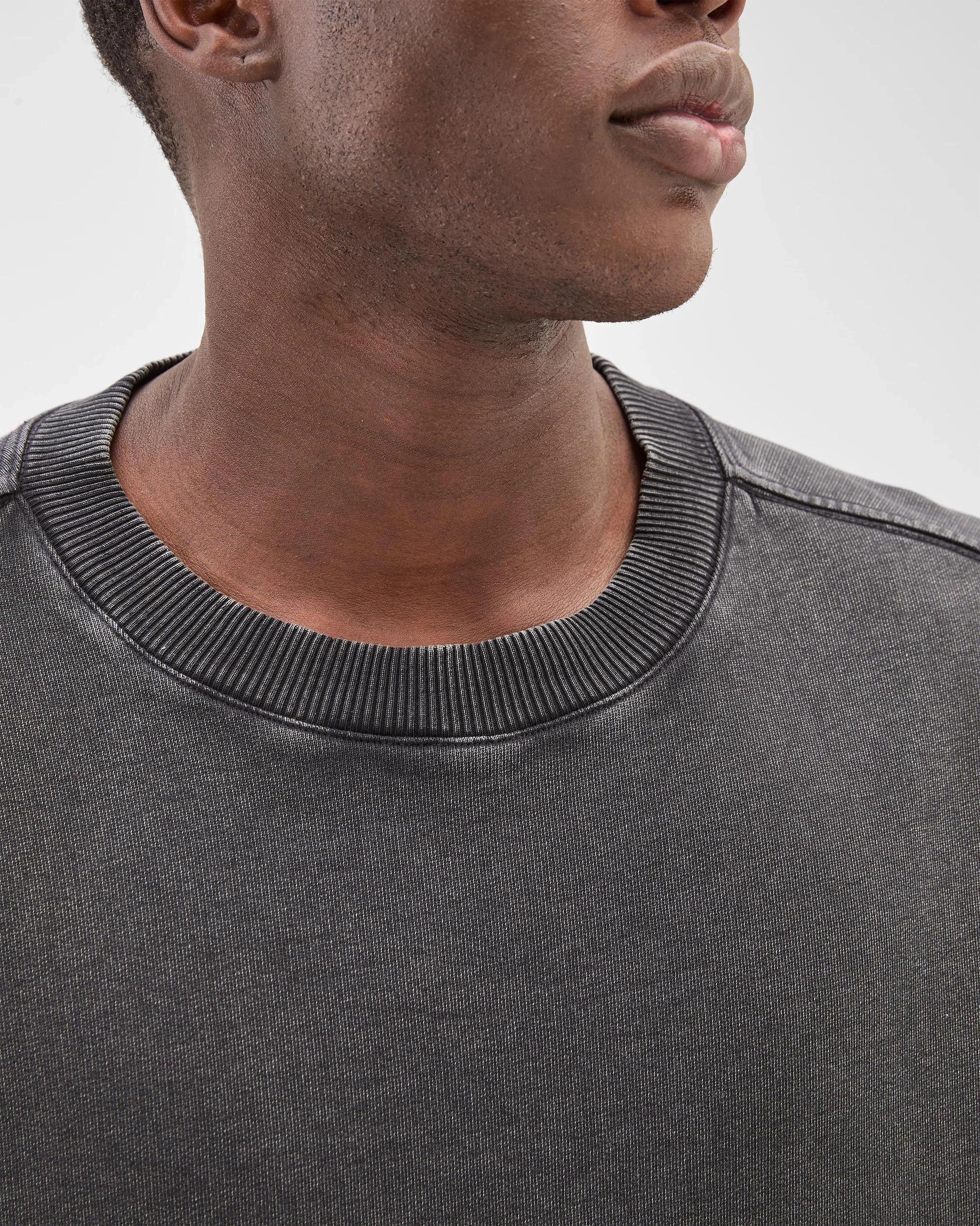 6 Commons Australian Cotton Fleece T-Shirt WORN BLACK, 6 of 6