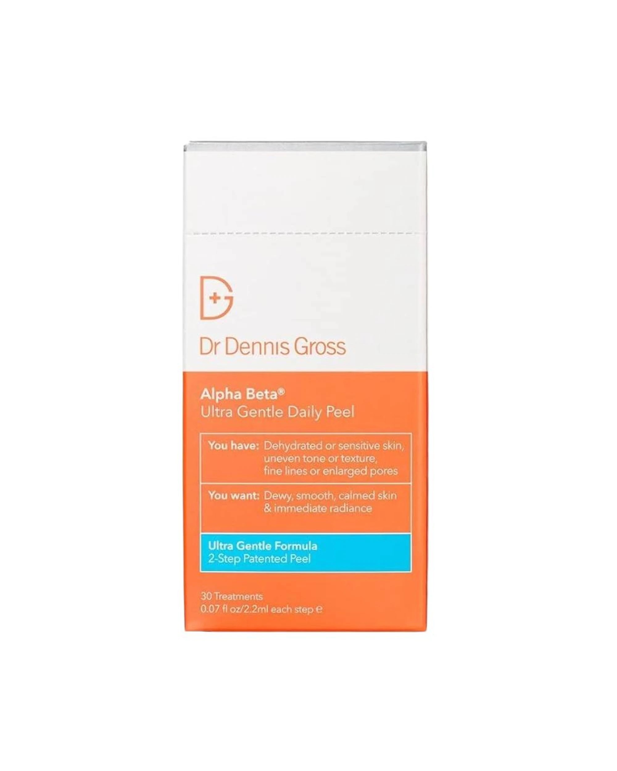 1 Dr Dennis Gross Alpha Beta Ultra Gentle Daily Peel 30 Packettes, 1 of 3