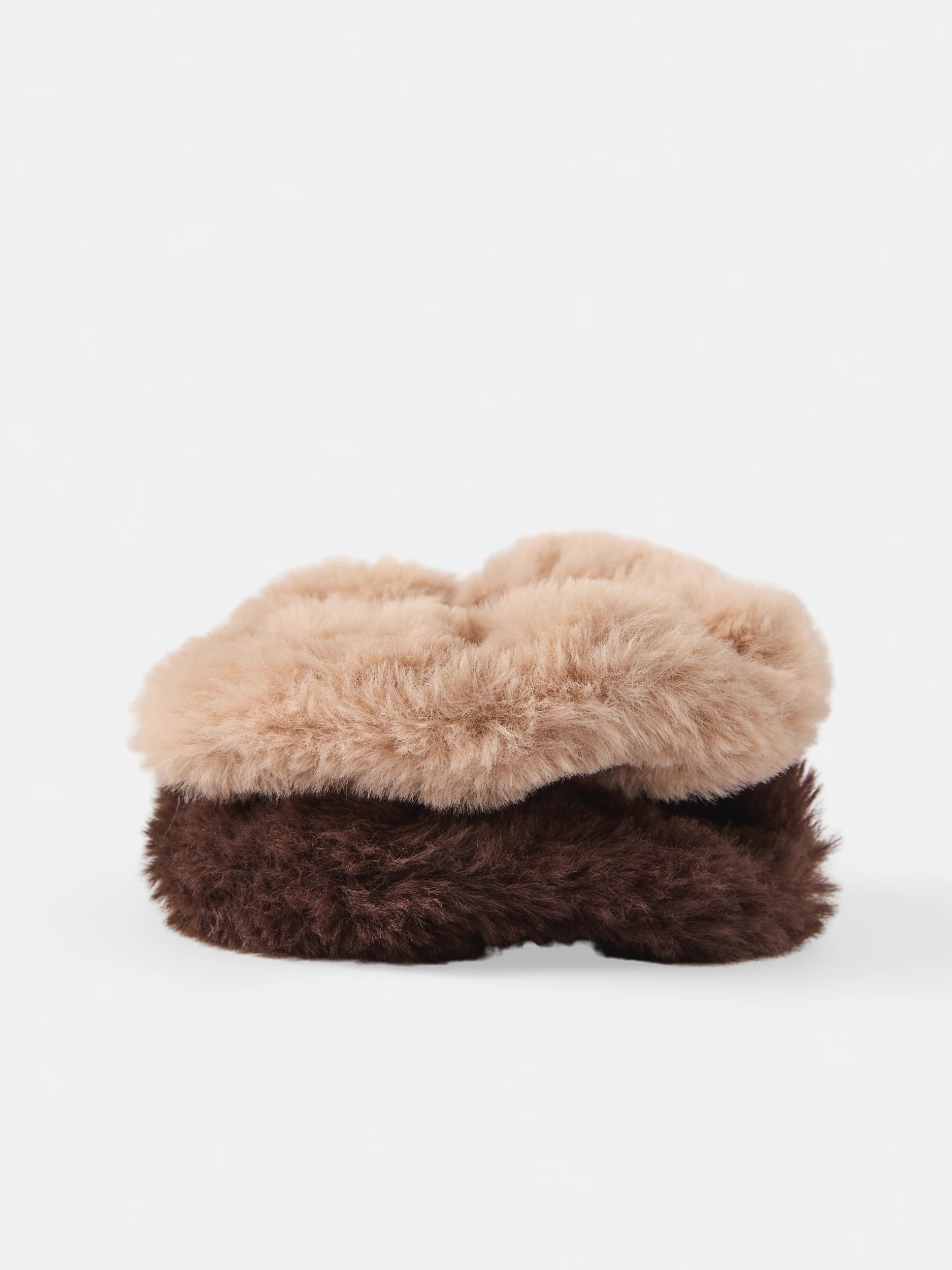 2 2 Pack Faux Fur Hair Scrunchies, 2 of 4