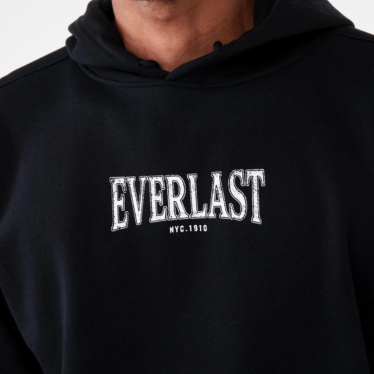 5 Everlast Mens Oversized Hoodie EVERLAST BLACK, 5 of 9